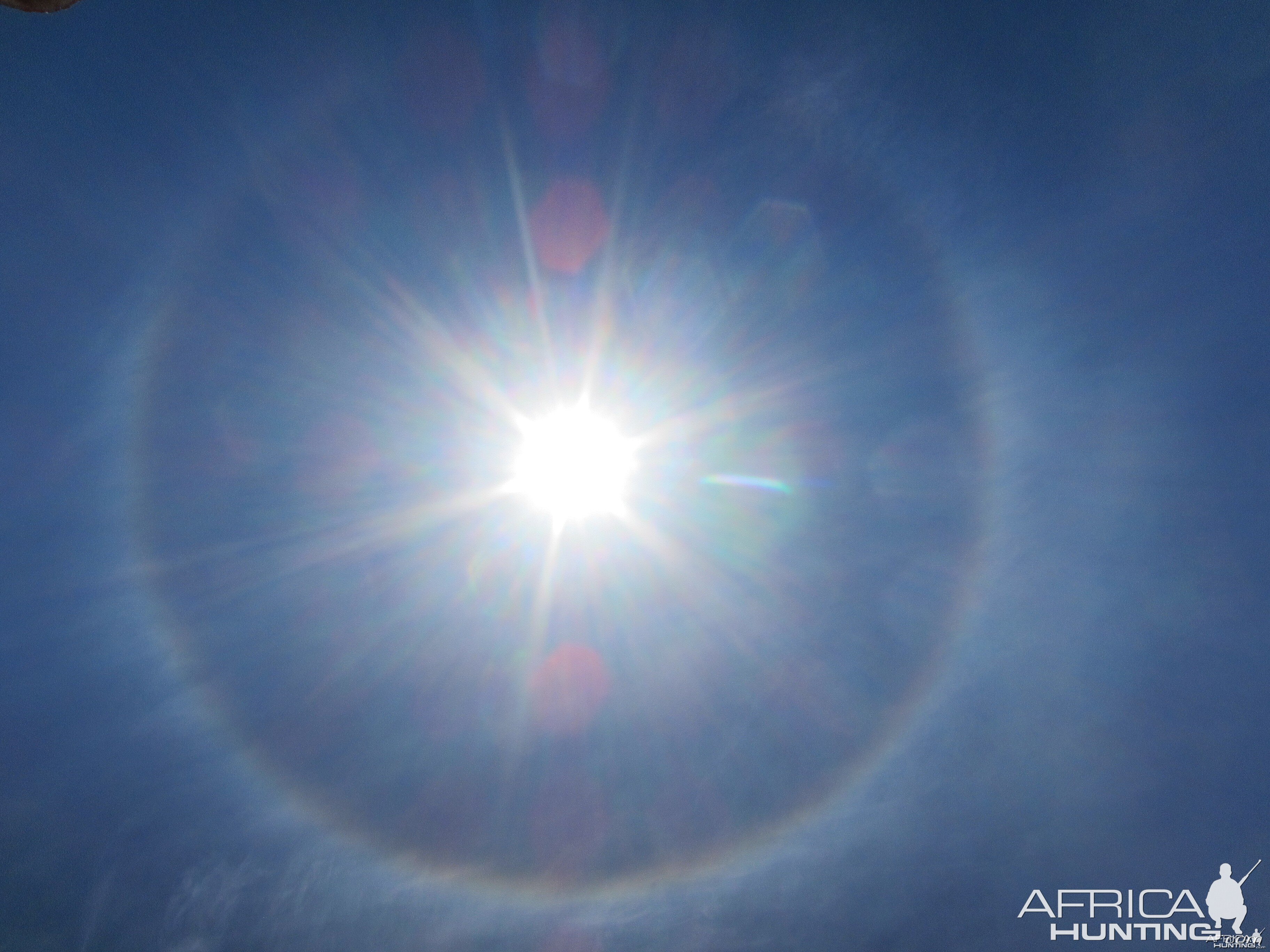 Sun Halo in Namibia