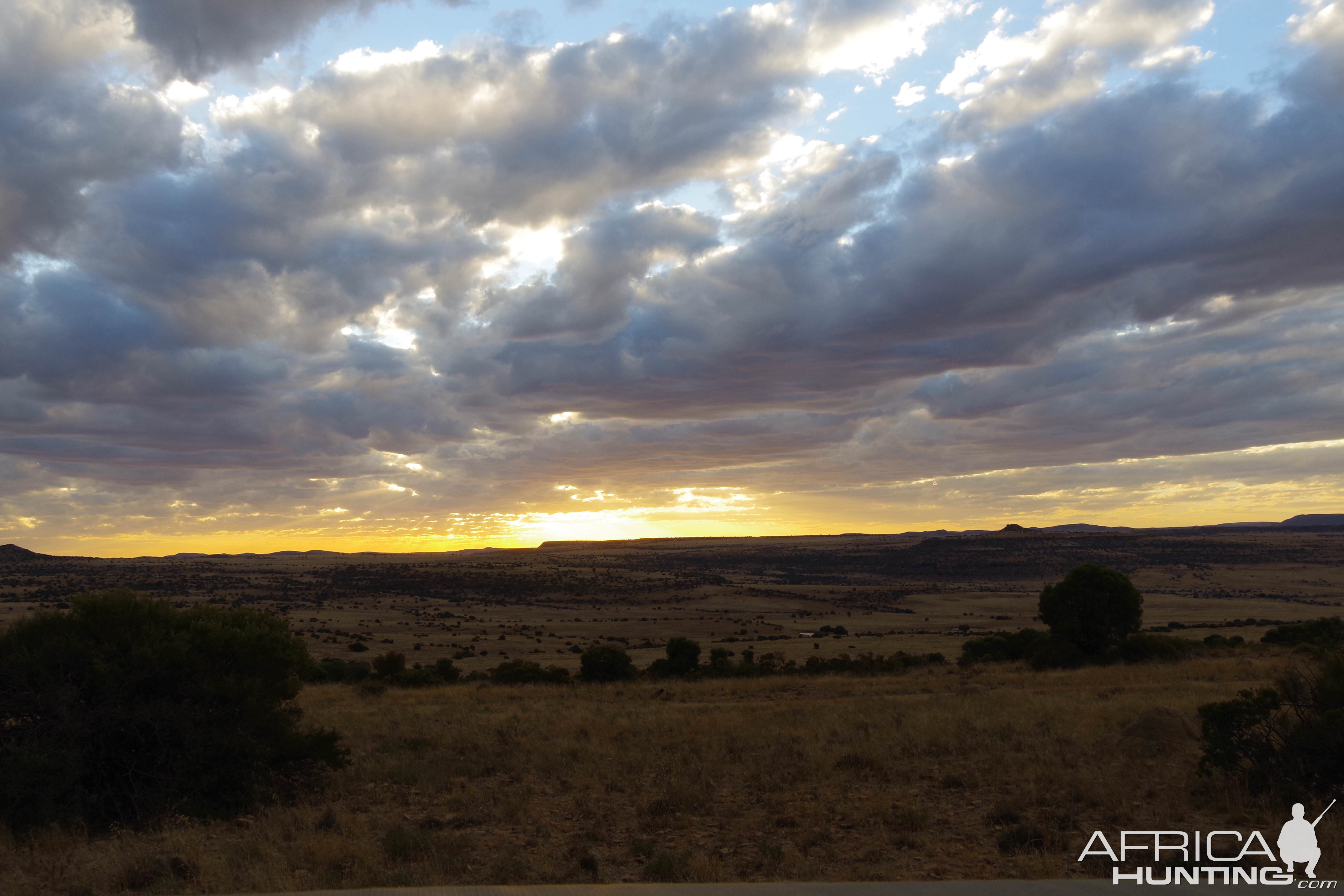 Sunrise in South Africa