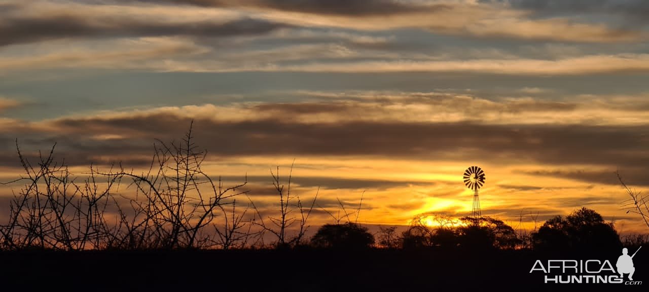 Sunset Bushmanland Namibia