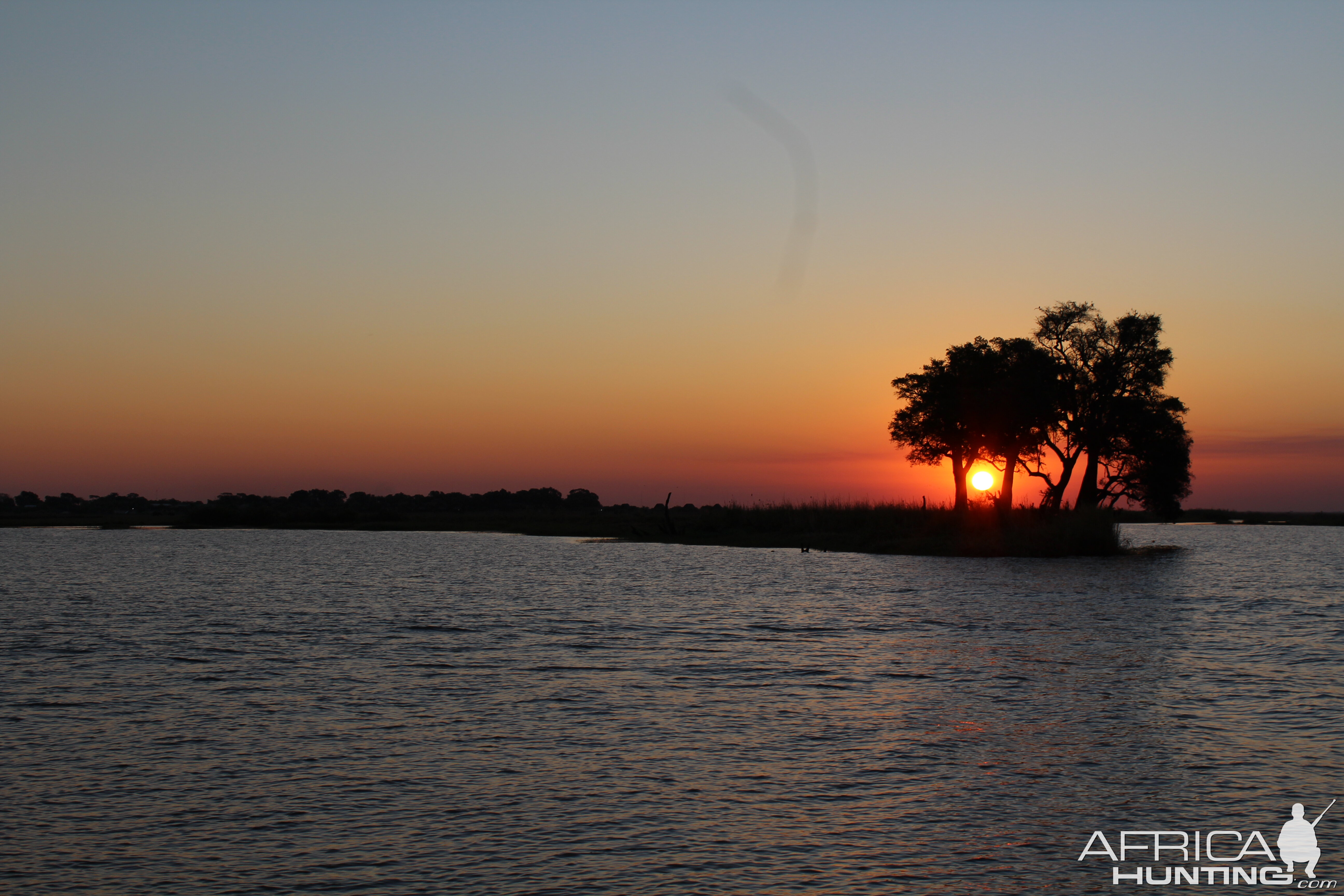 Sunset Chobe National Park Kasane Botswana