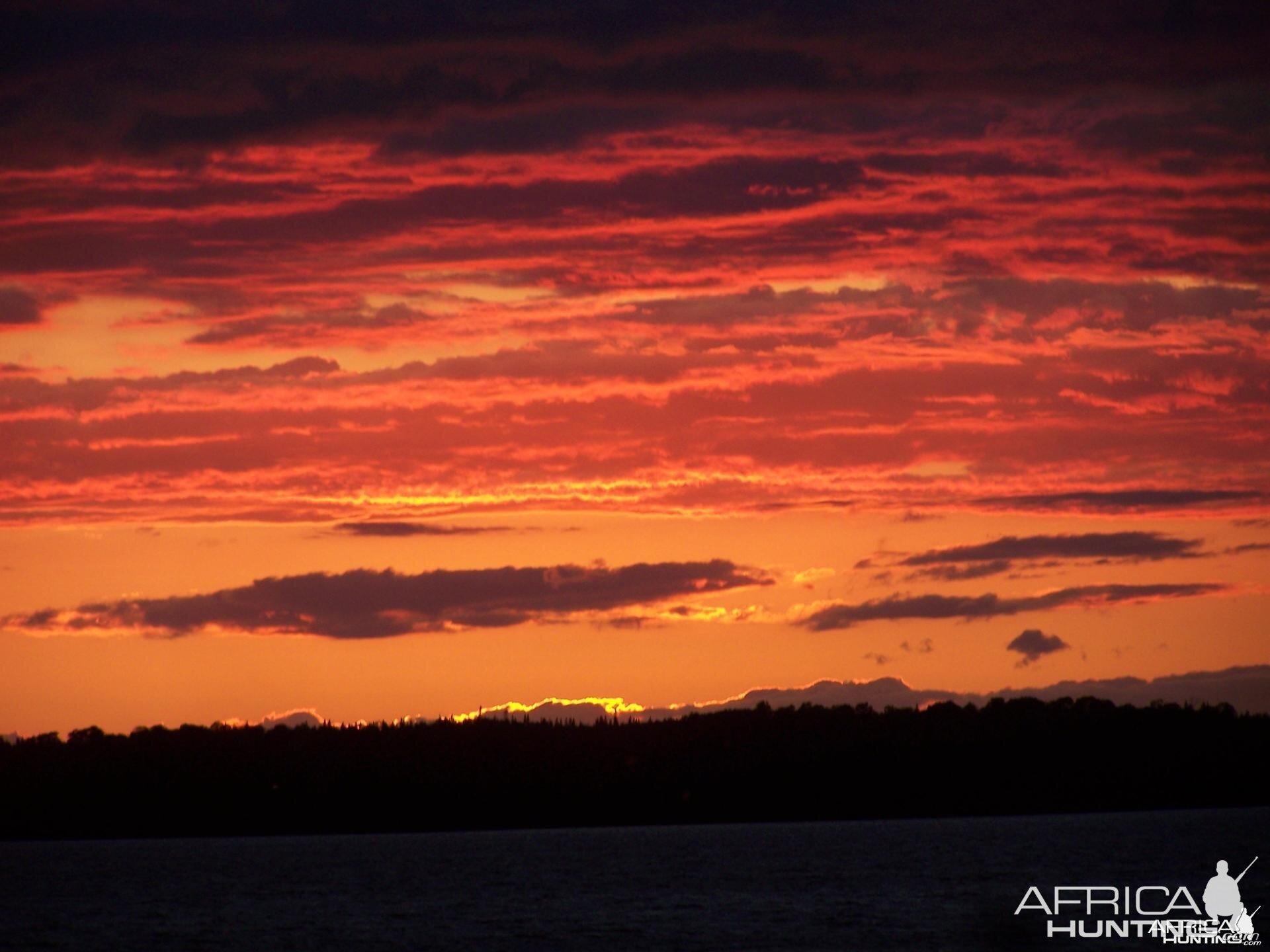 Sunset in Northern Ontario Canada