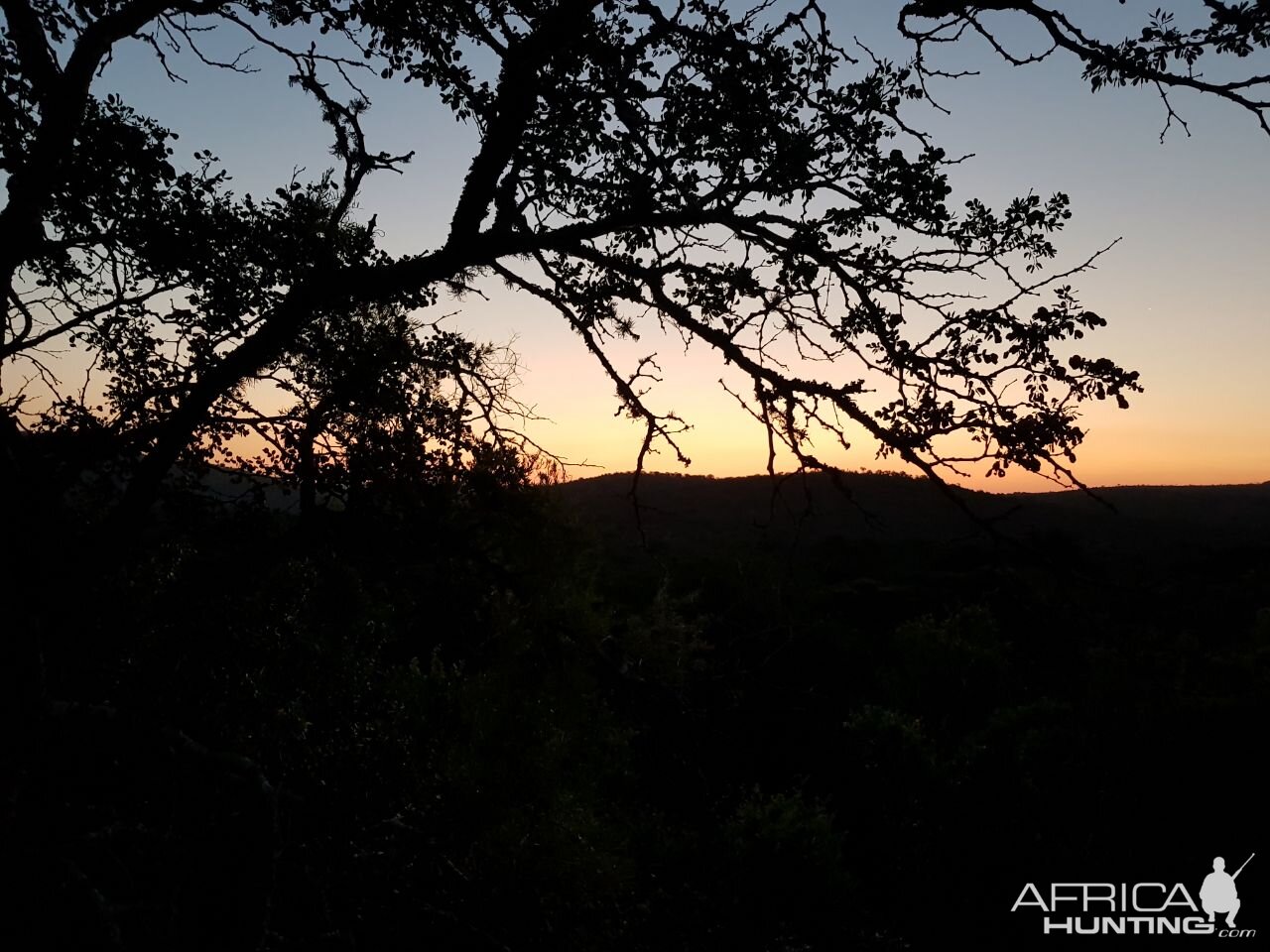 Sunset in South Africa