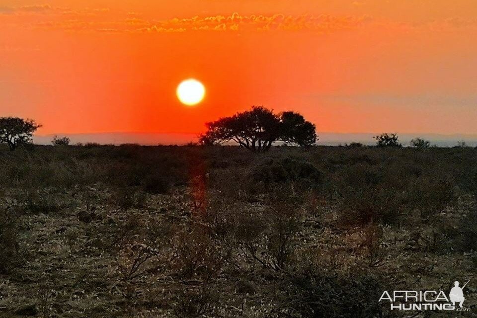 Sunset in South Africa