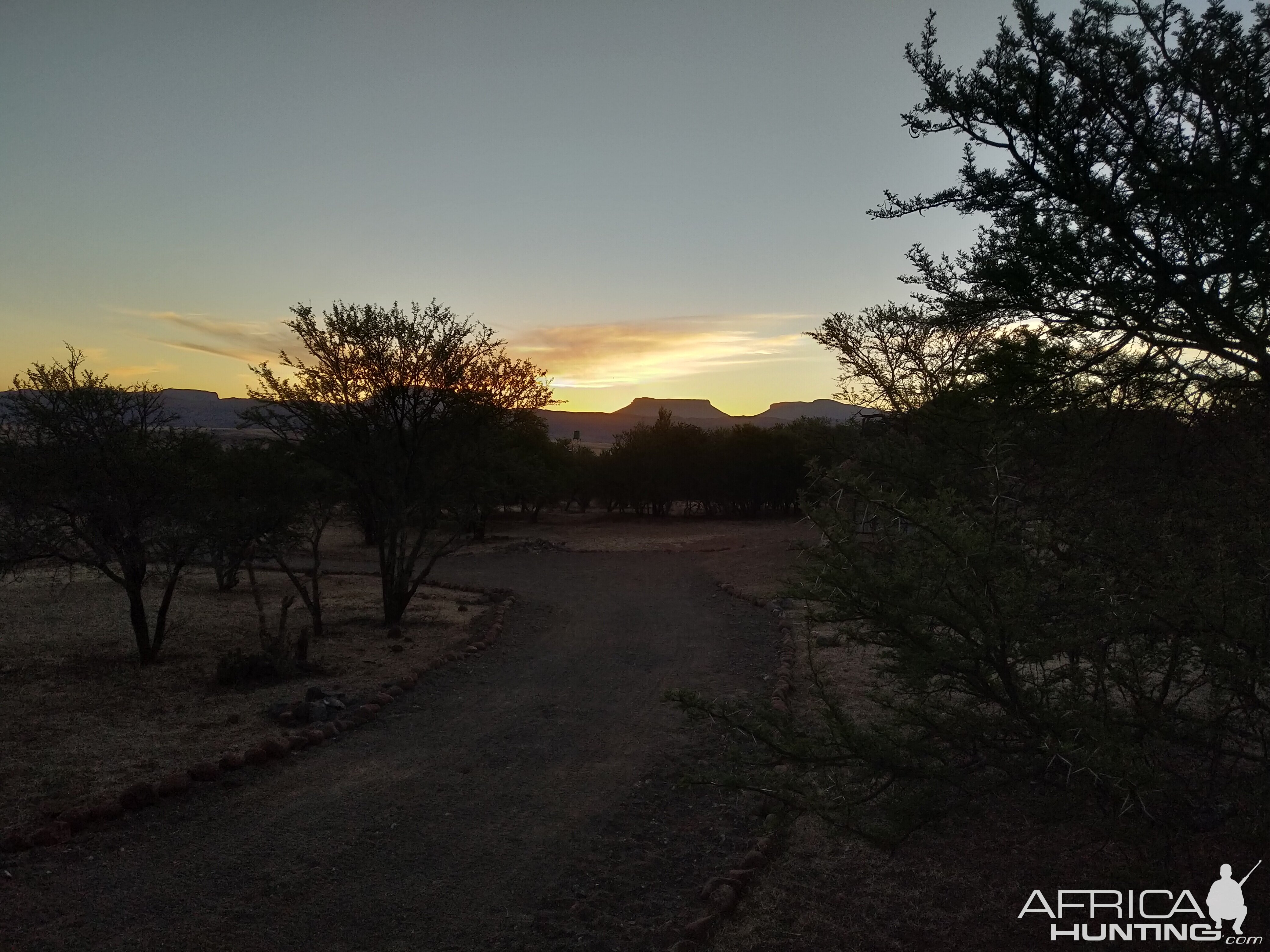 Sunset in South Africa