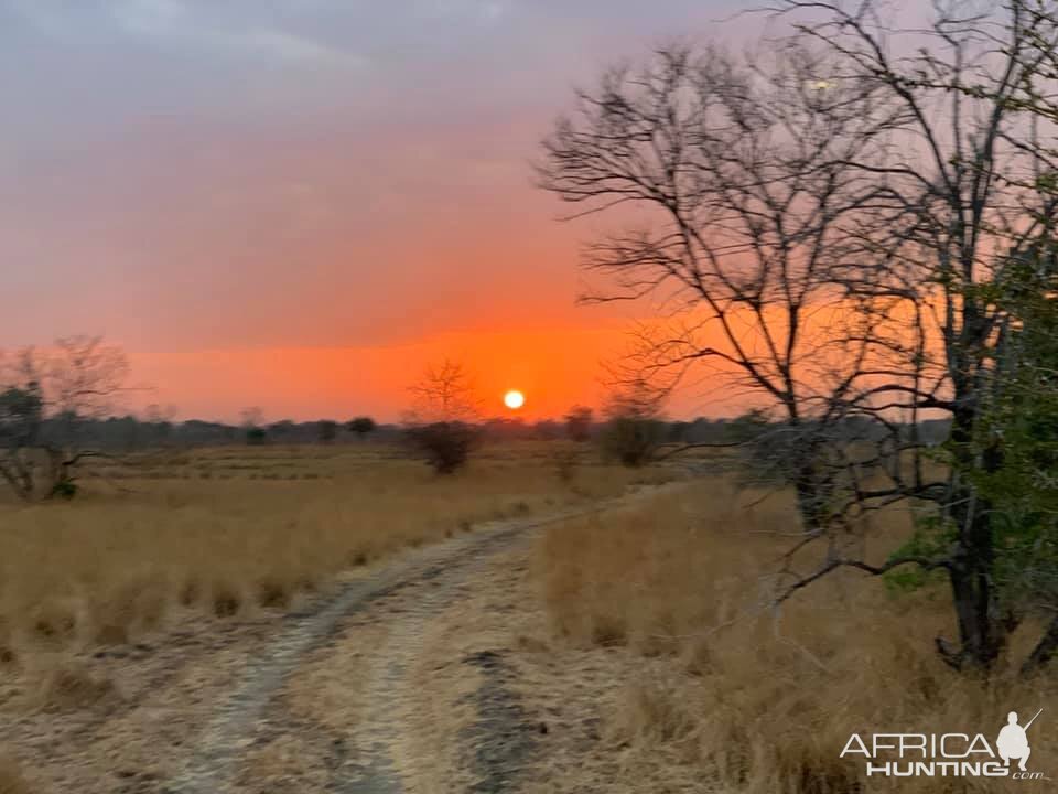 Sunset in Tanzania