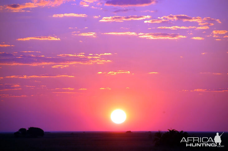 Sunset in Zambia