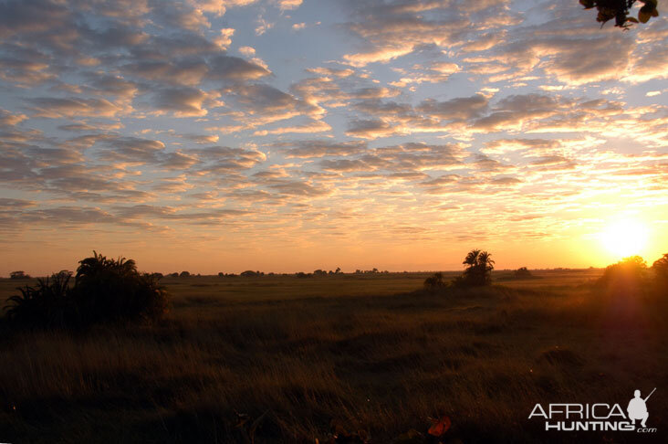 Sunset in Zambia