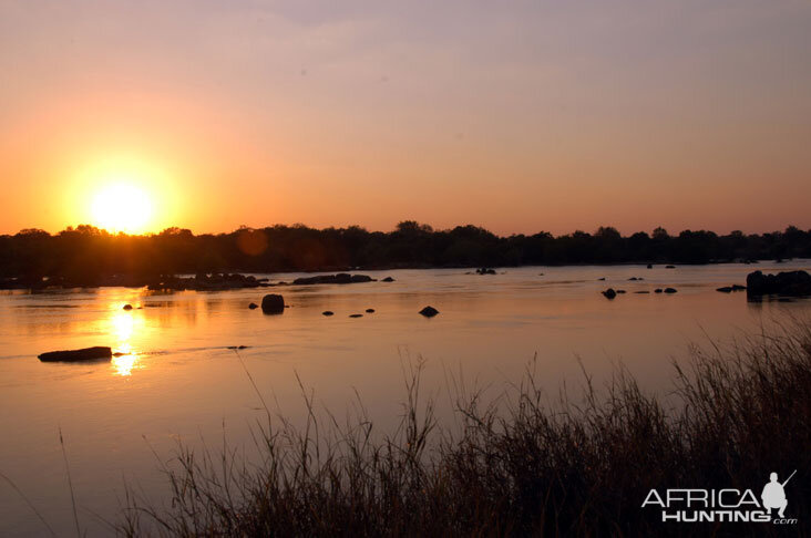 Sunset in Zambia