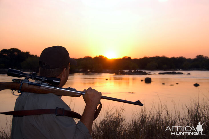 Sunset in Zambia