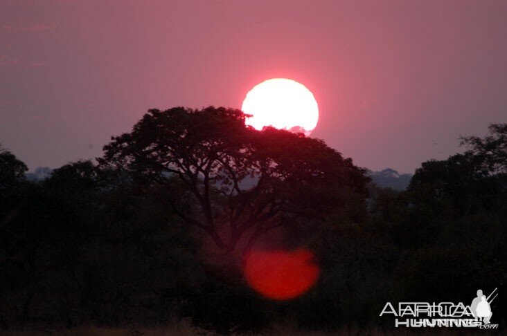 Sunset in Zambia