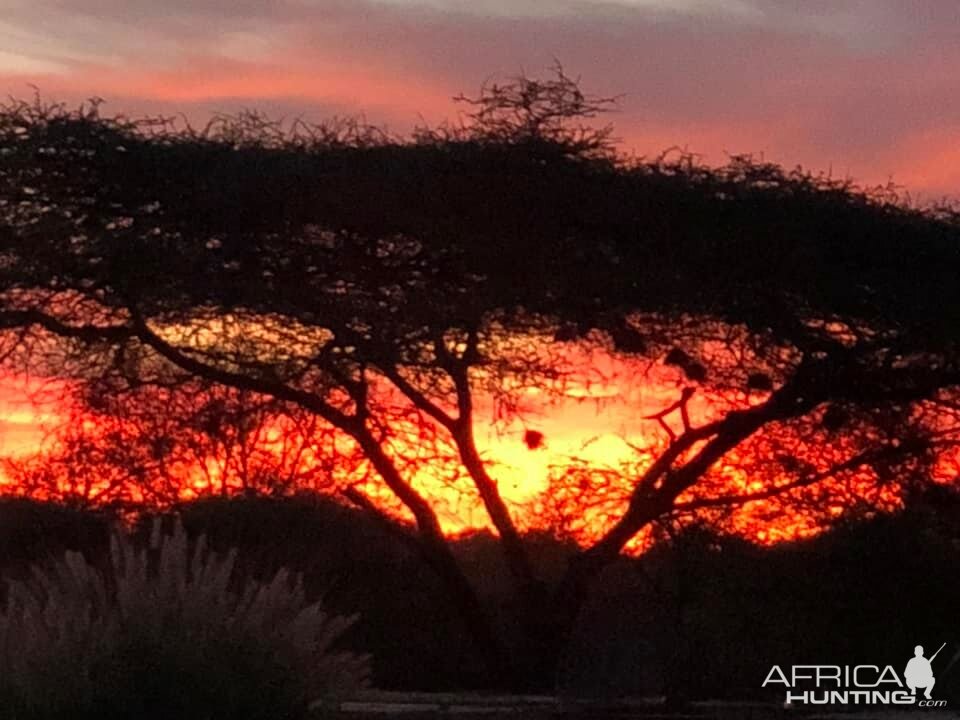 Sunset in Zimbabwe