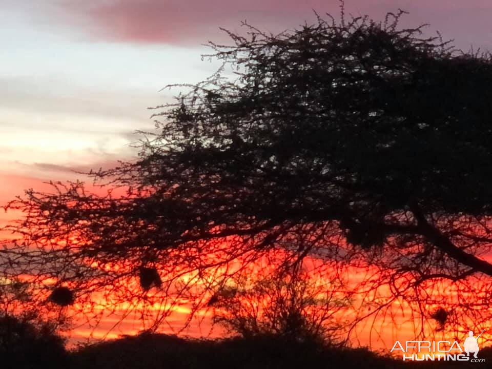 Sunset in Zimbabwe