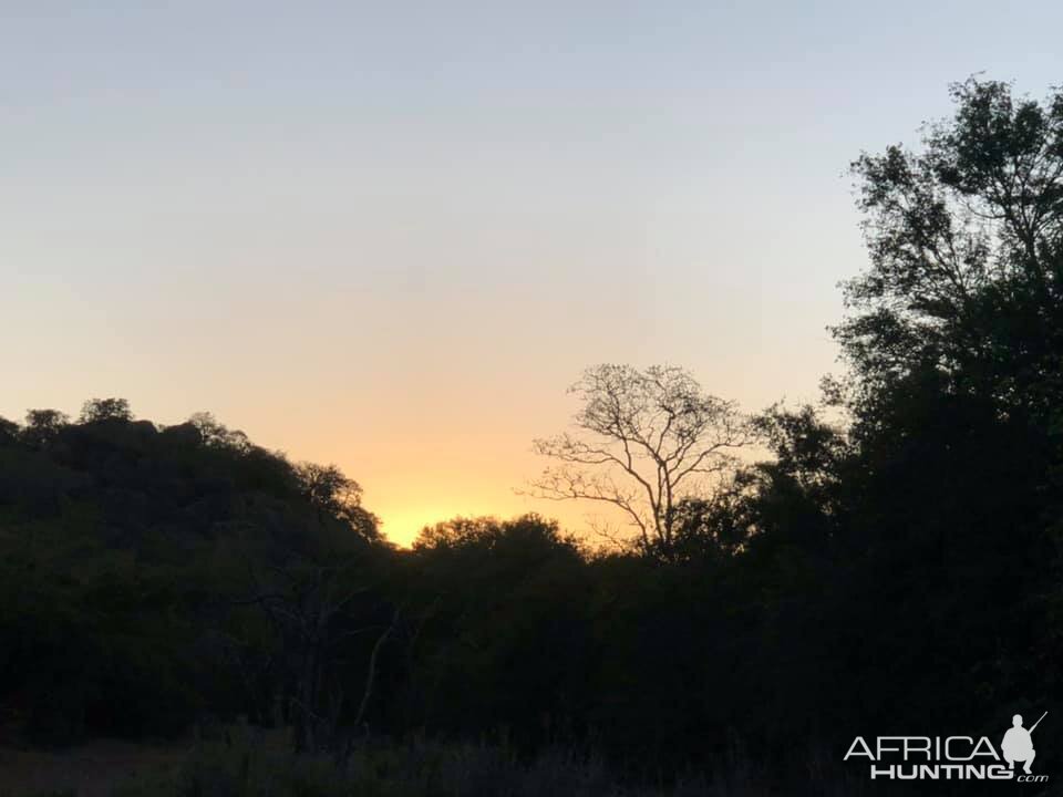 Sunset in Zimbabwe