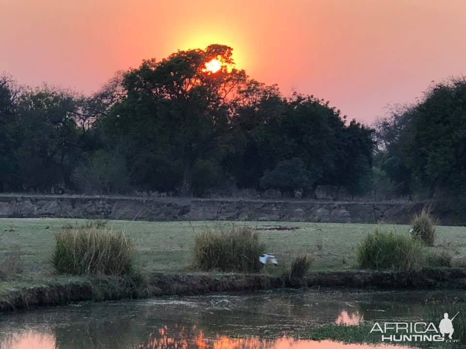 Sunset in Zimbabwe