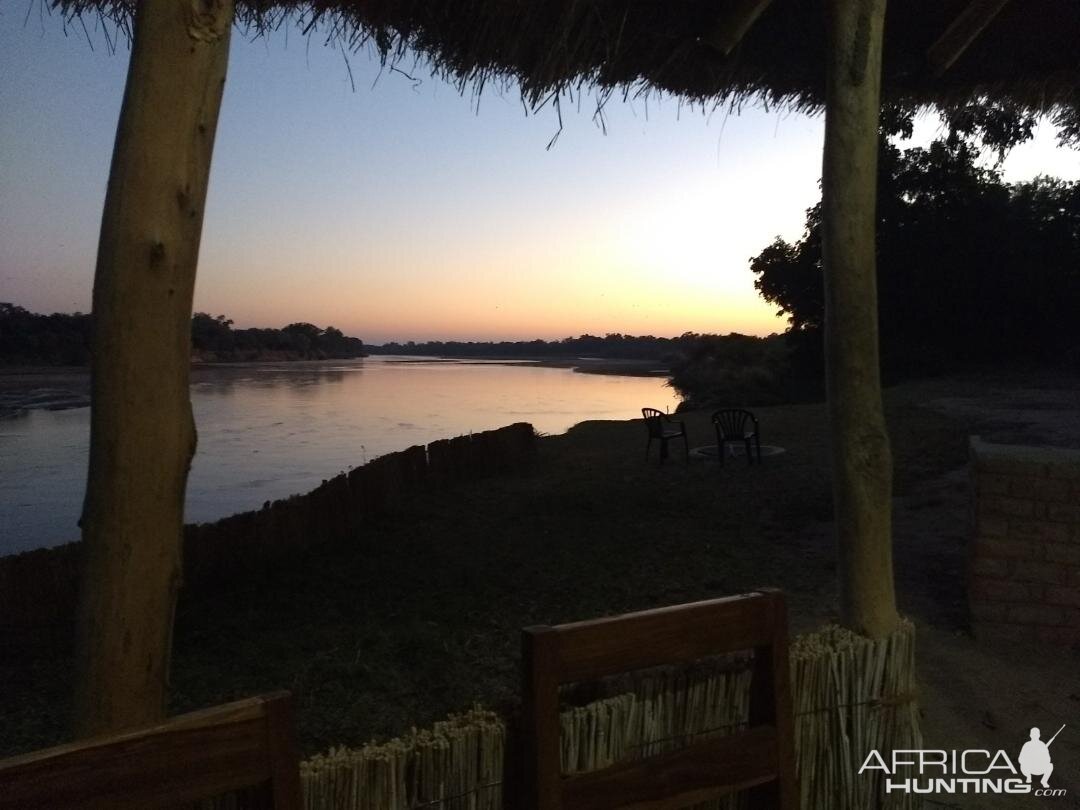 Sunset Luangwa River Zambia