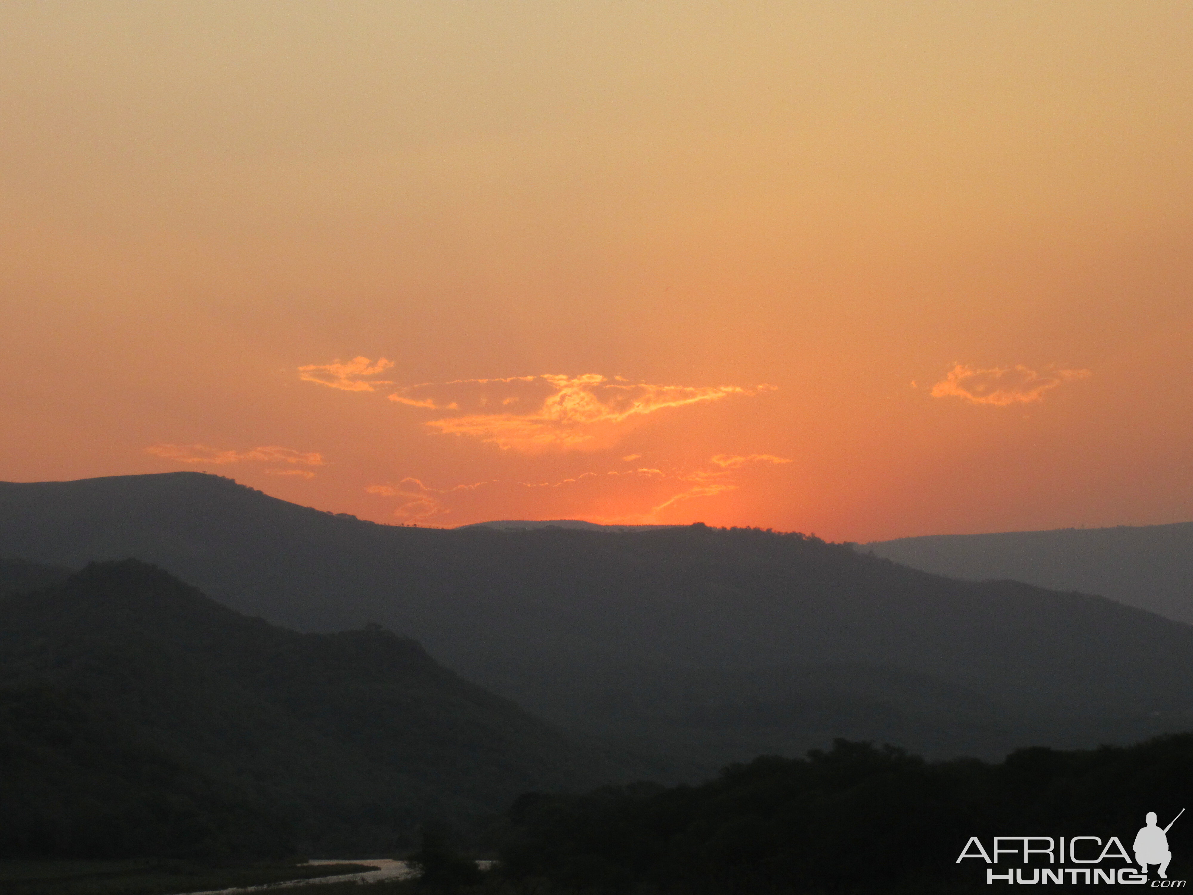 Sunset on a great African adventure