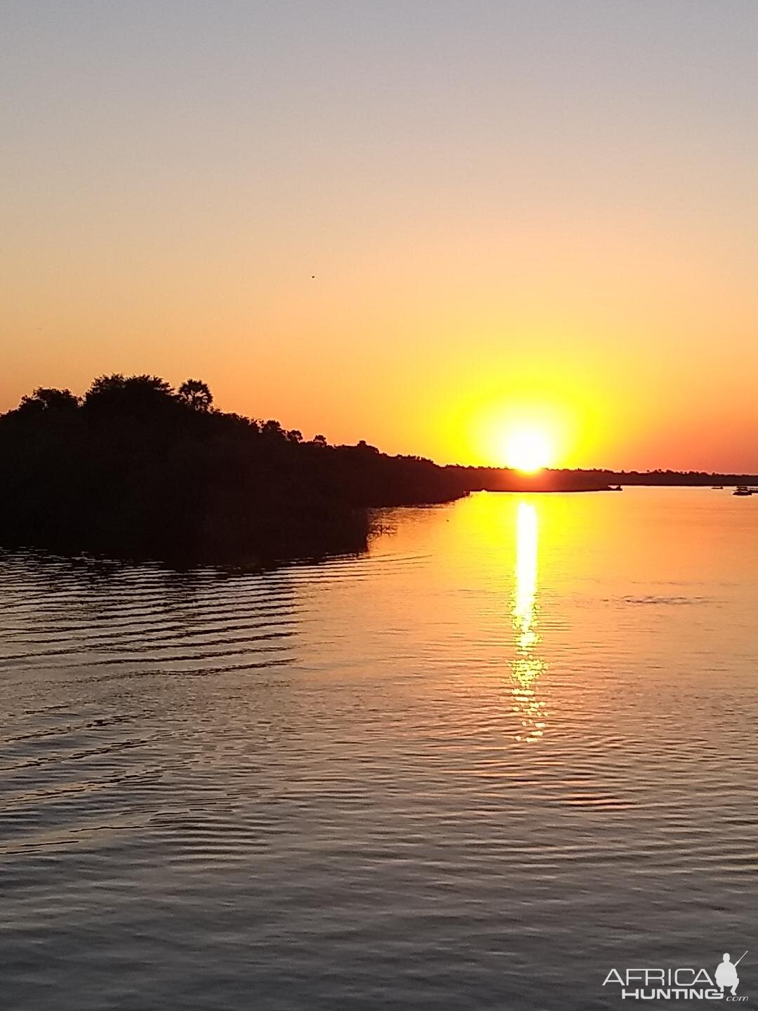 Sunset on the Zambezi