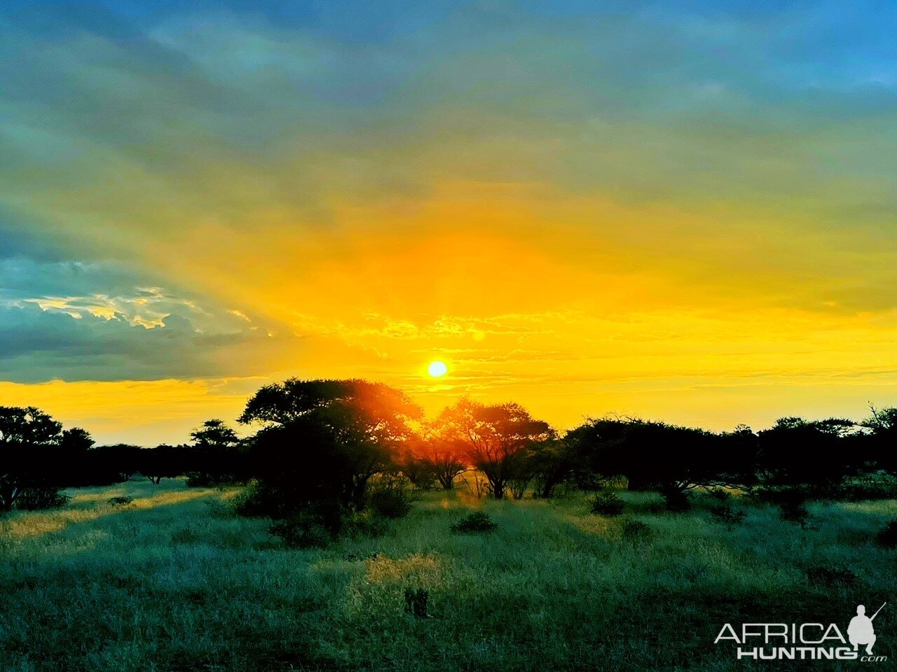 Sunset Over Limpopo River South Africa