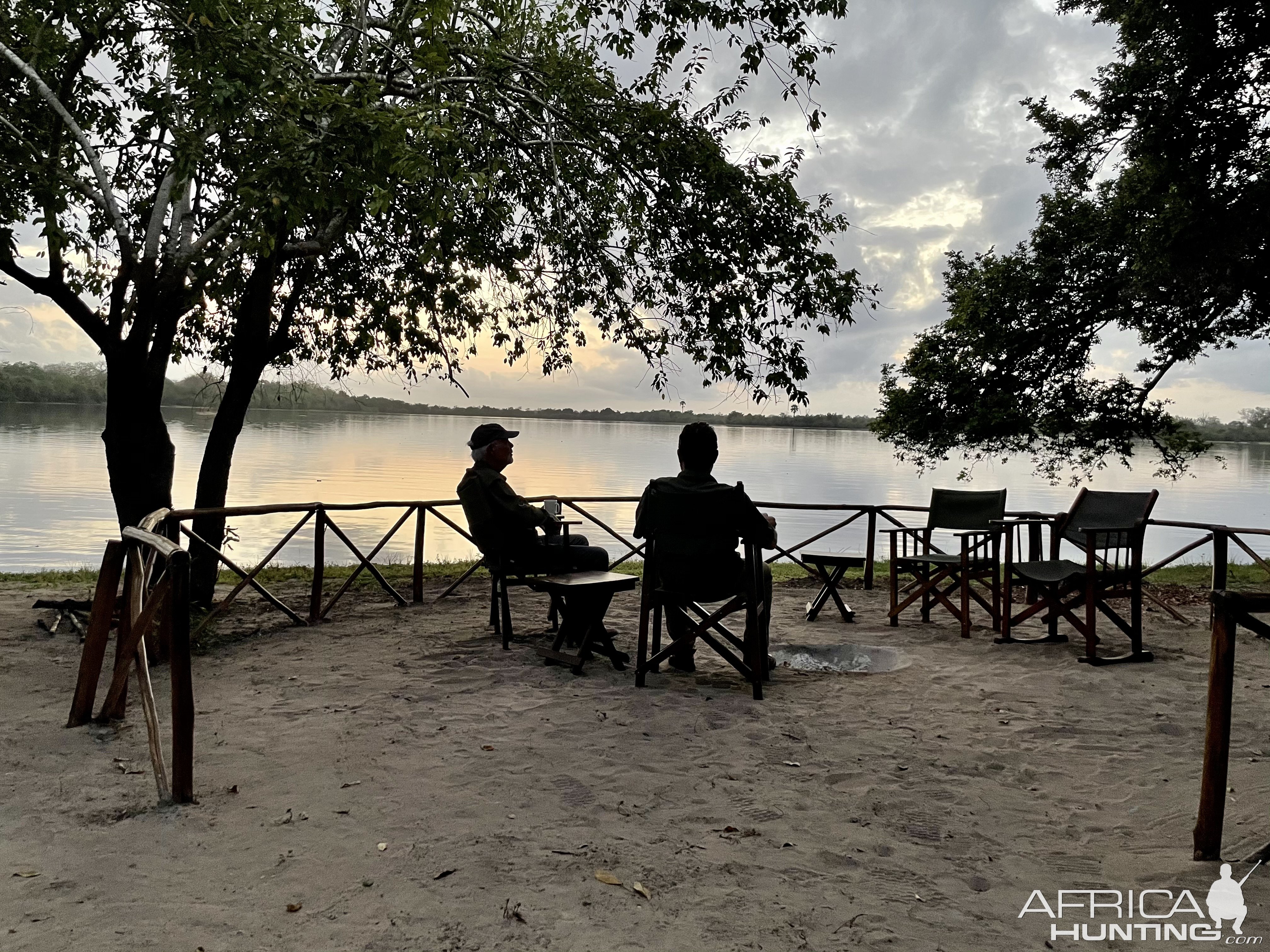 Sunset Selous Game Reserve Tanzania