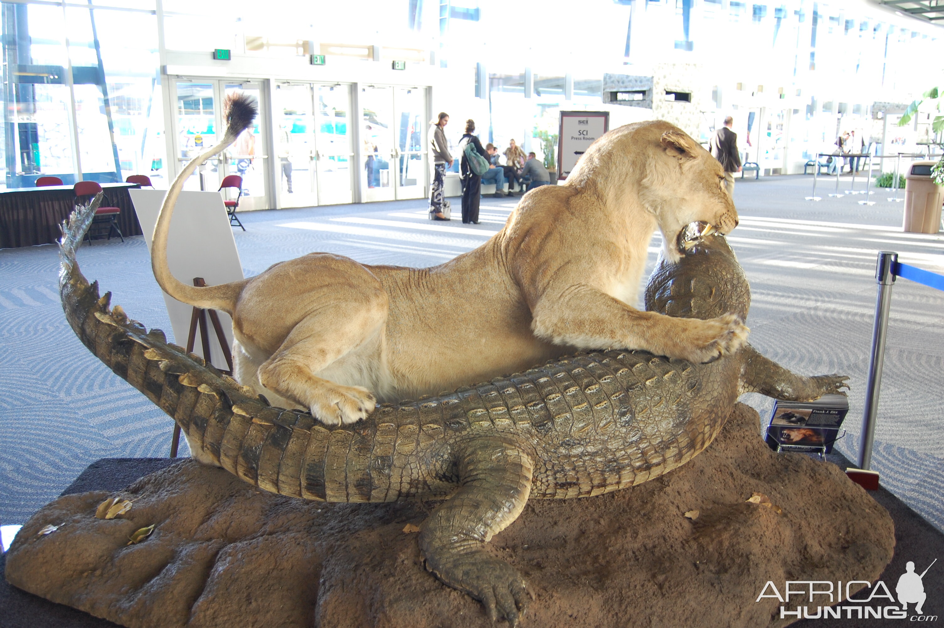 Taxidermy at Safari Club International Convention