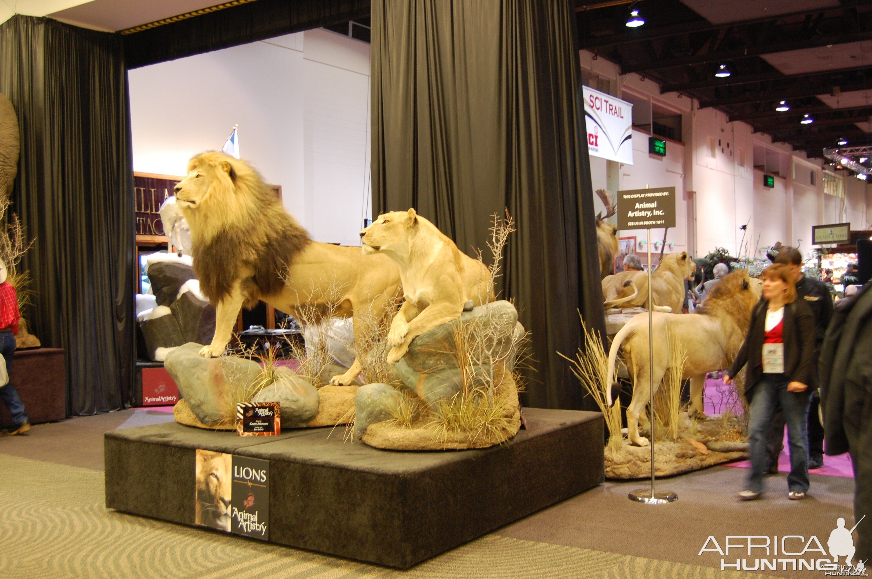 Taxidermy at Safari Club International Convention