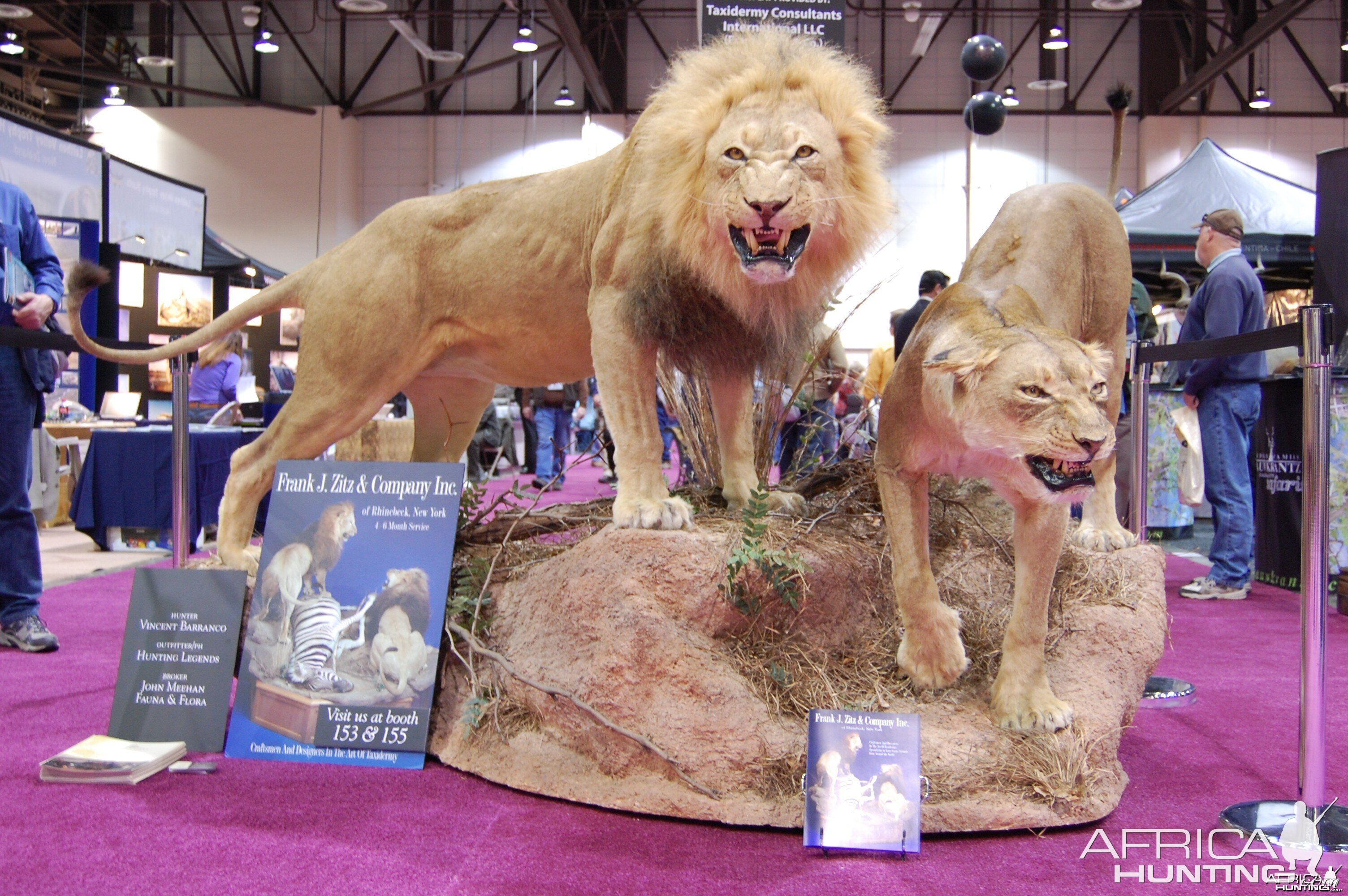 Taxidermy at Safari Club International Convention