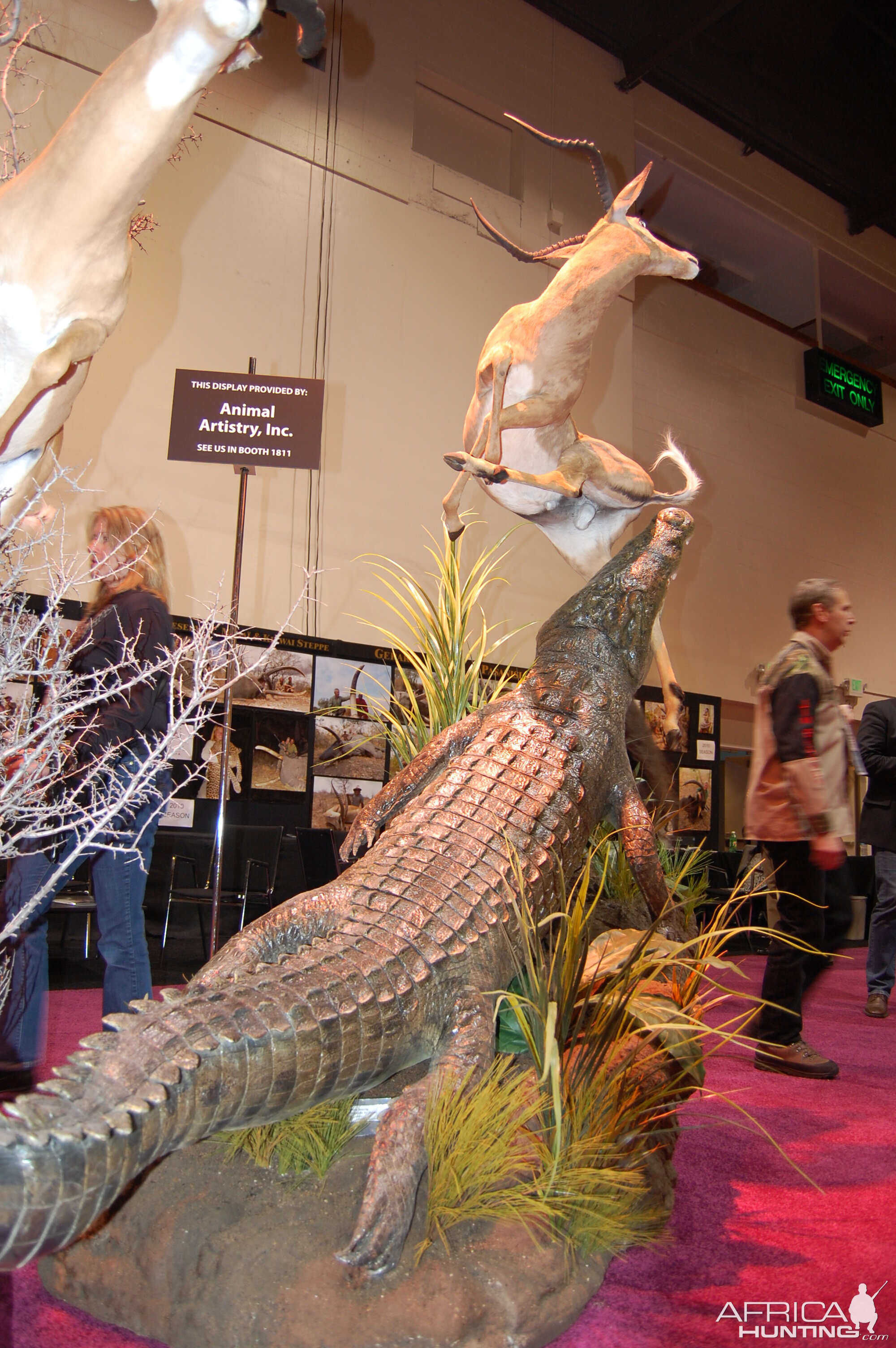 Taxidermy at Safari Club International Convention