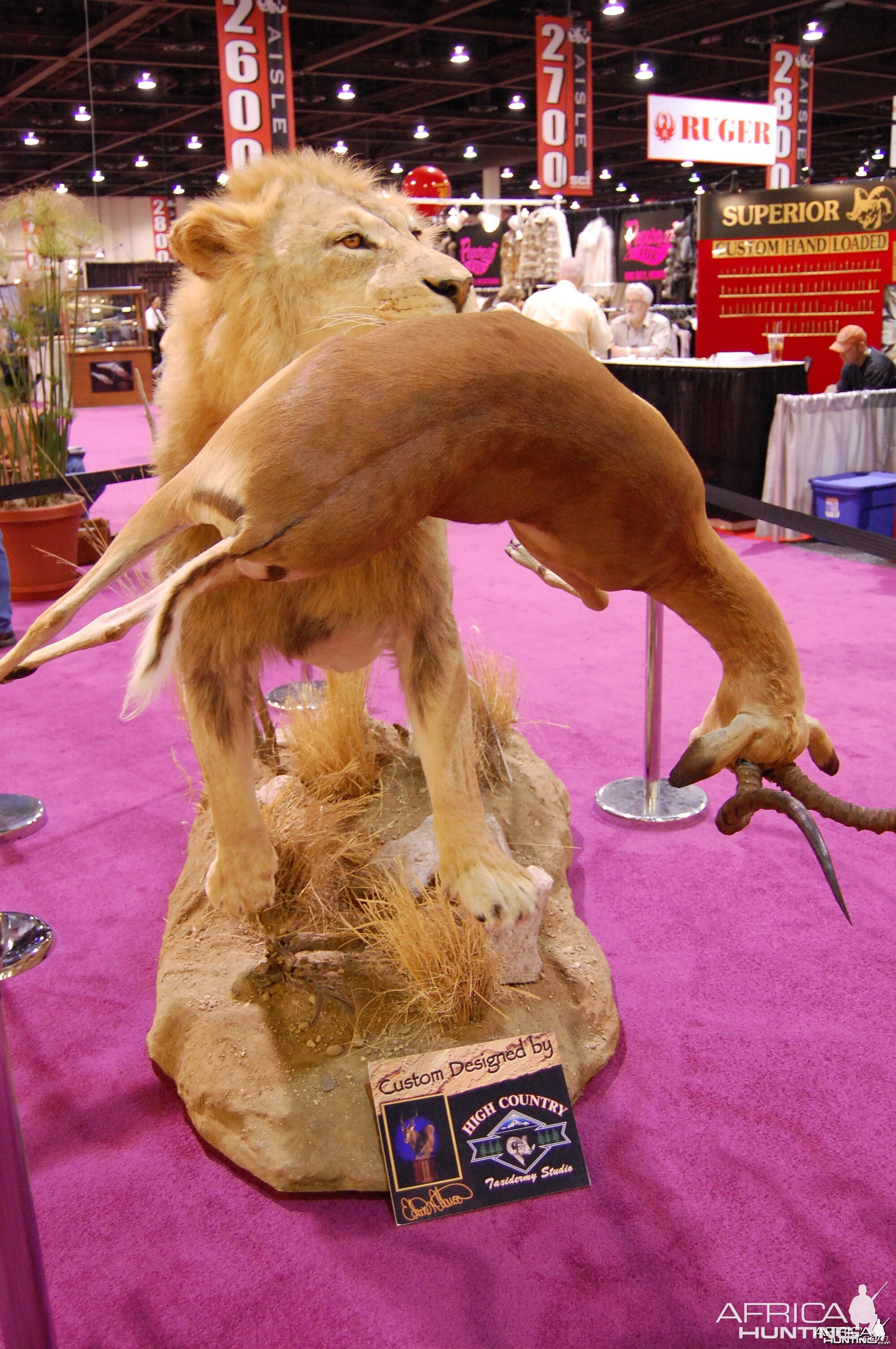 Taxidermy at Safari Club International Convention