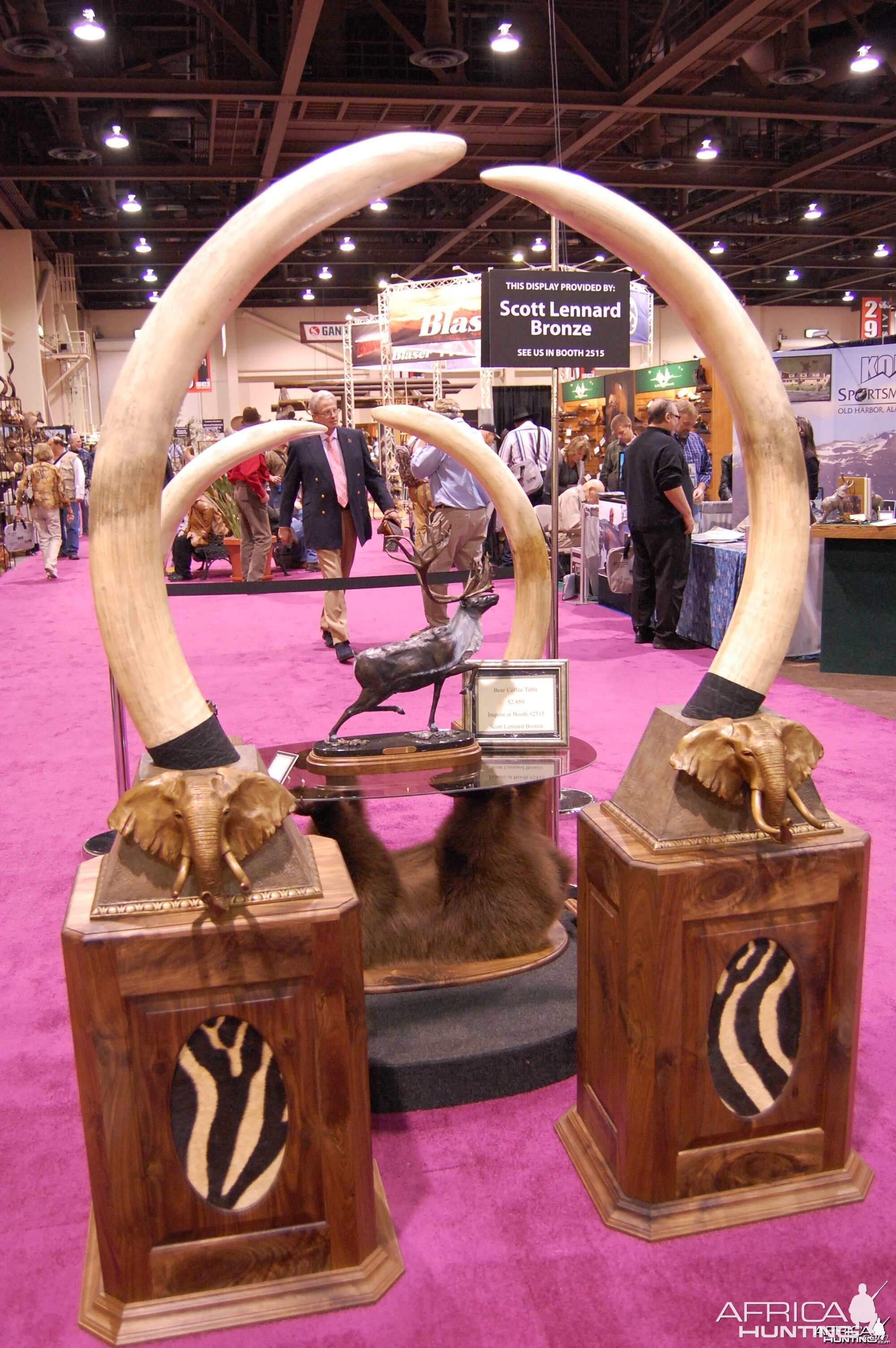 Taxidermy at Safari Club International Convention