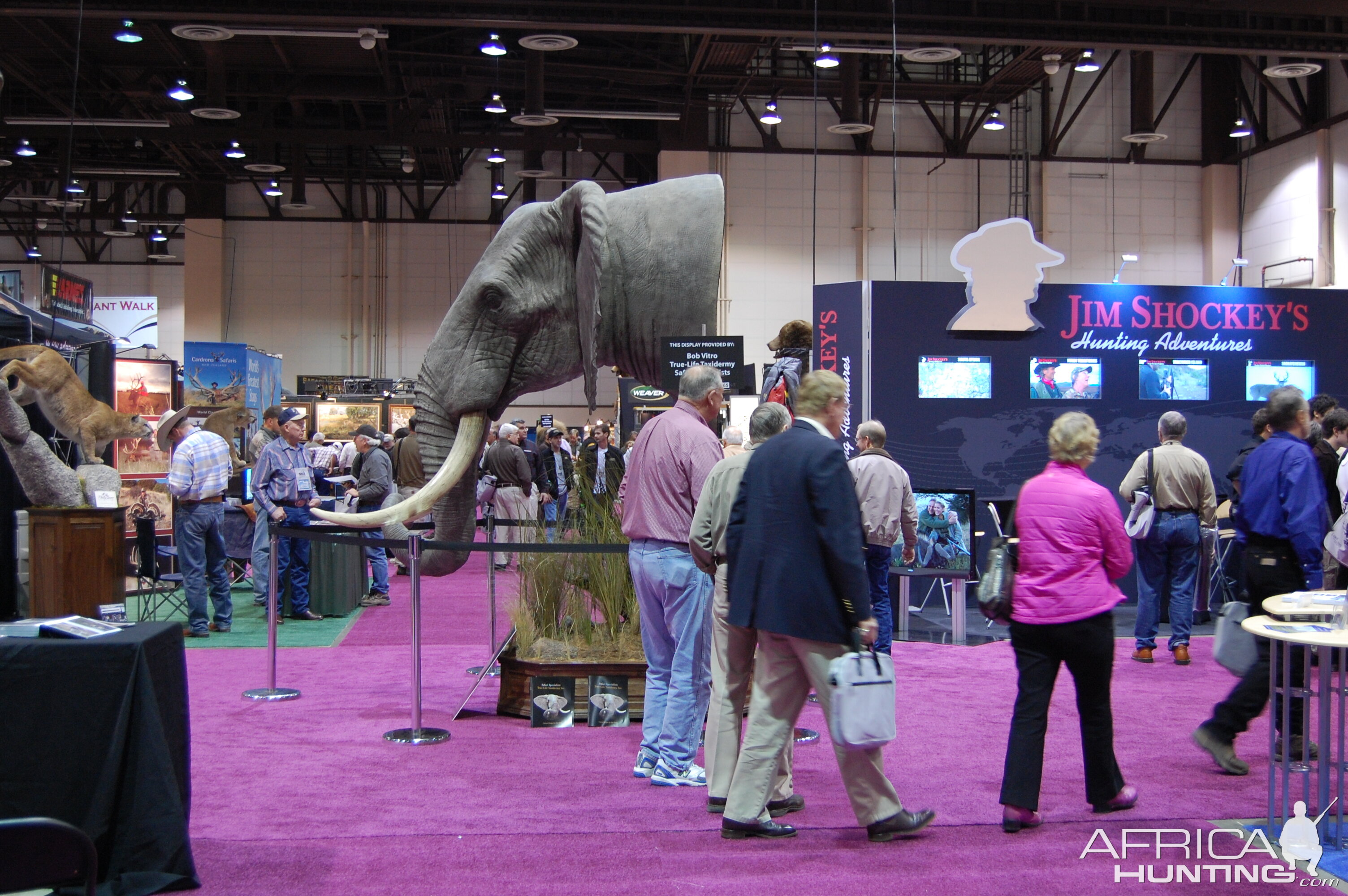 Taxidermy at Safari Club International Convention