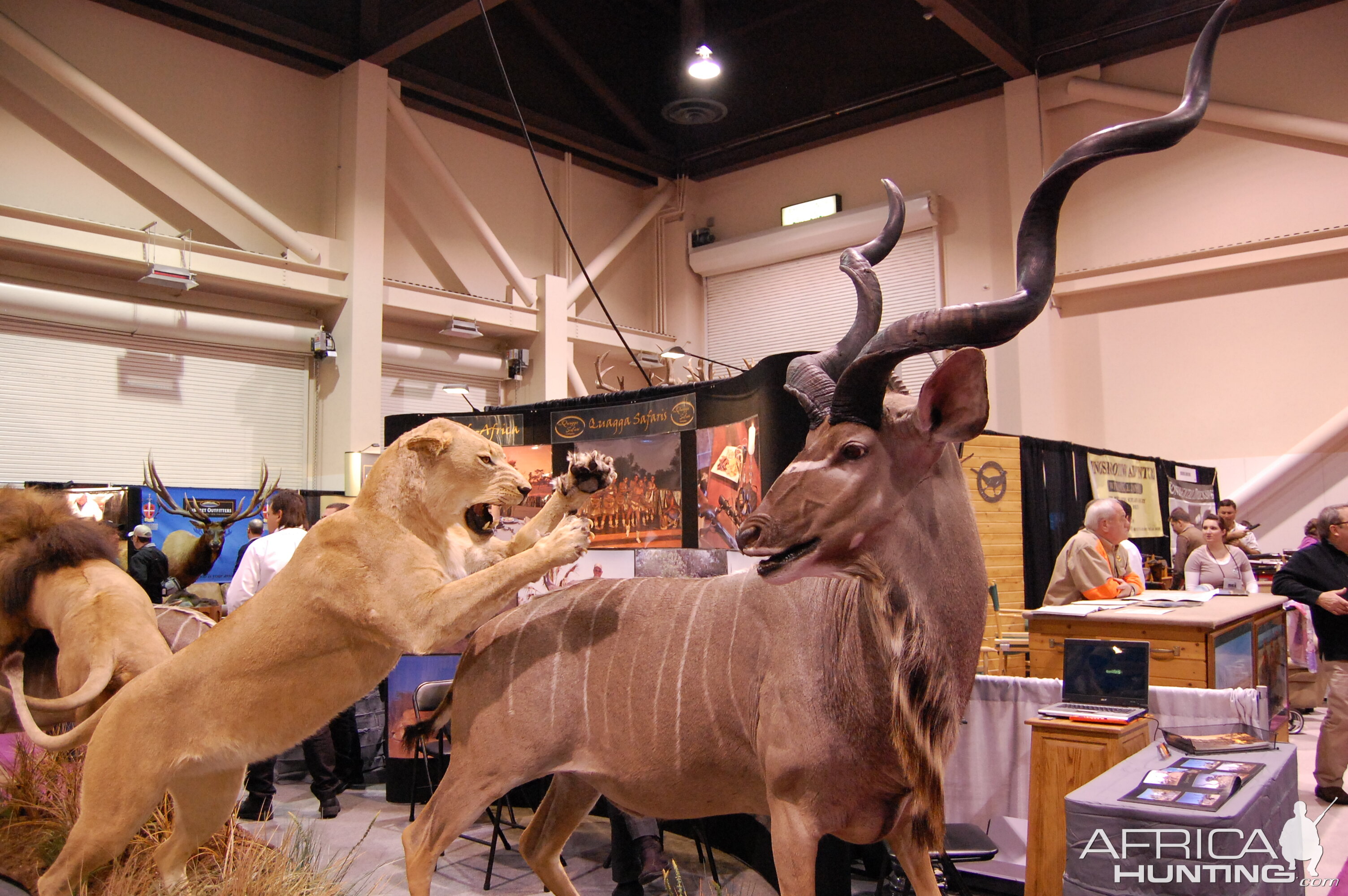 Taxidermy at Safari Club International Convention