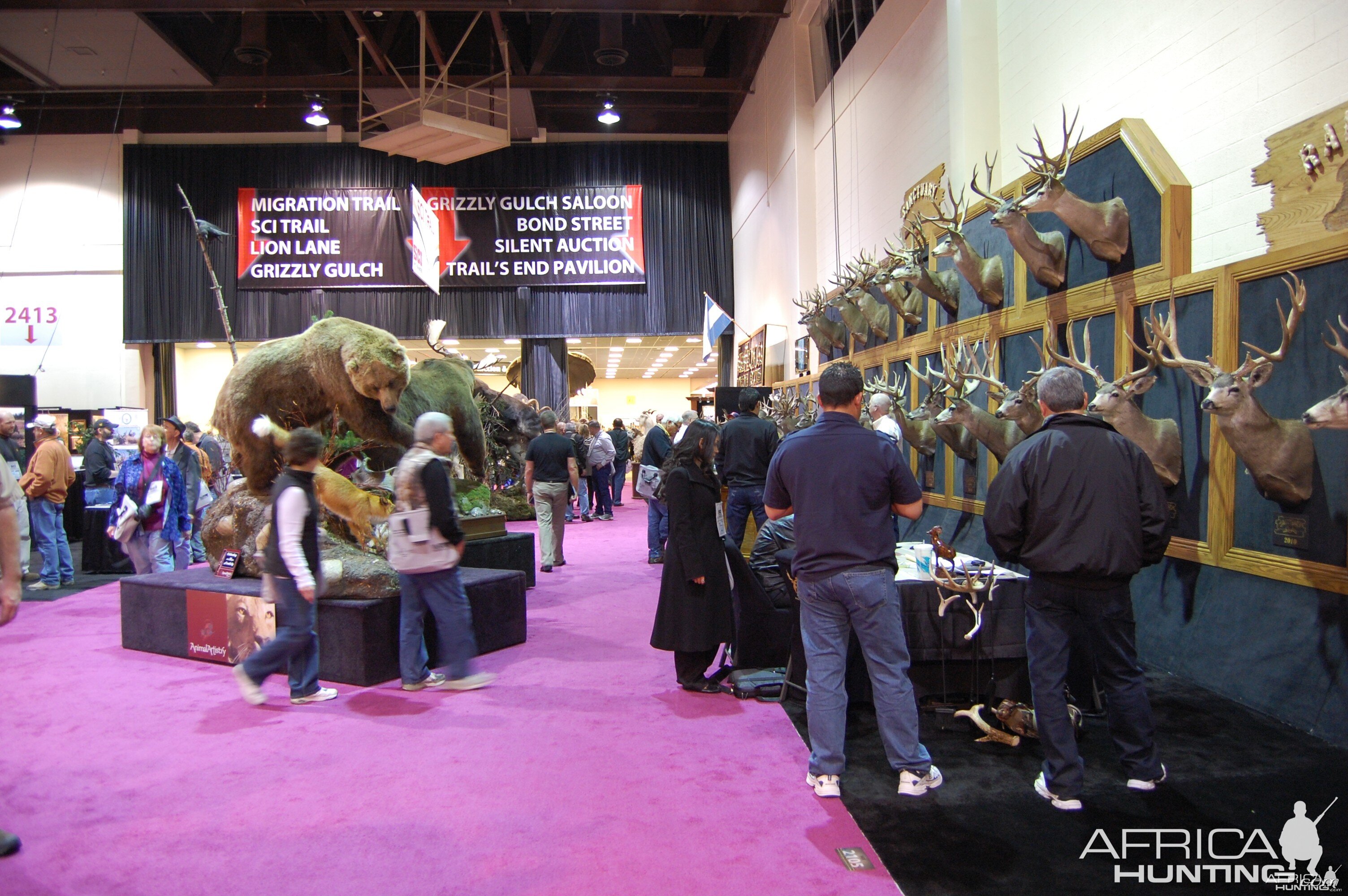 Taxidermy at Safari Club International Convention