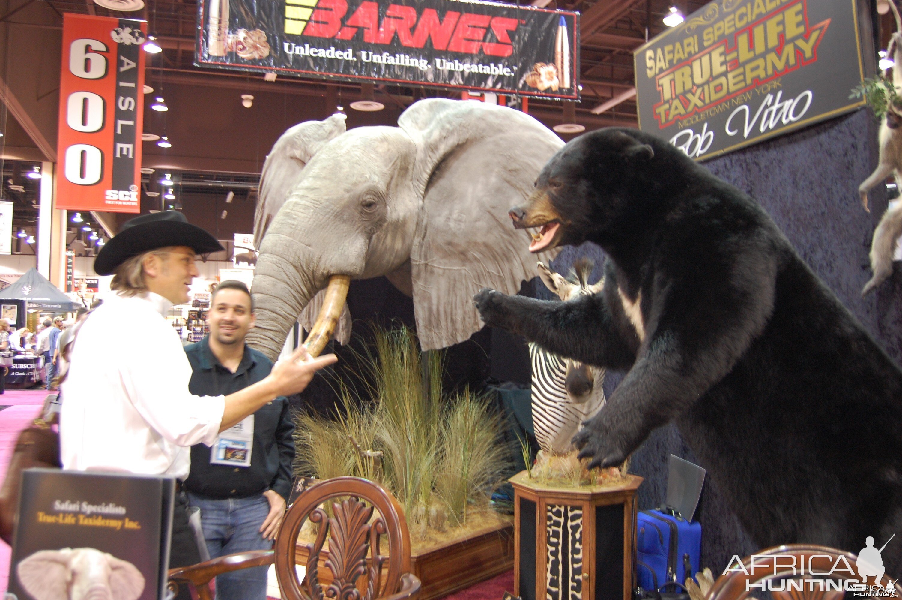 Taxidermy at Safari Club International Convention