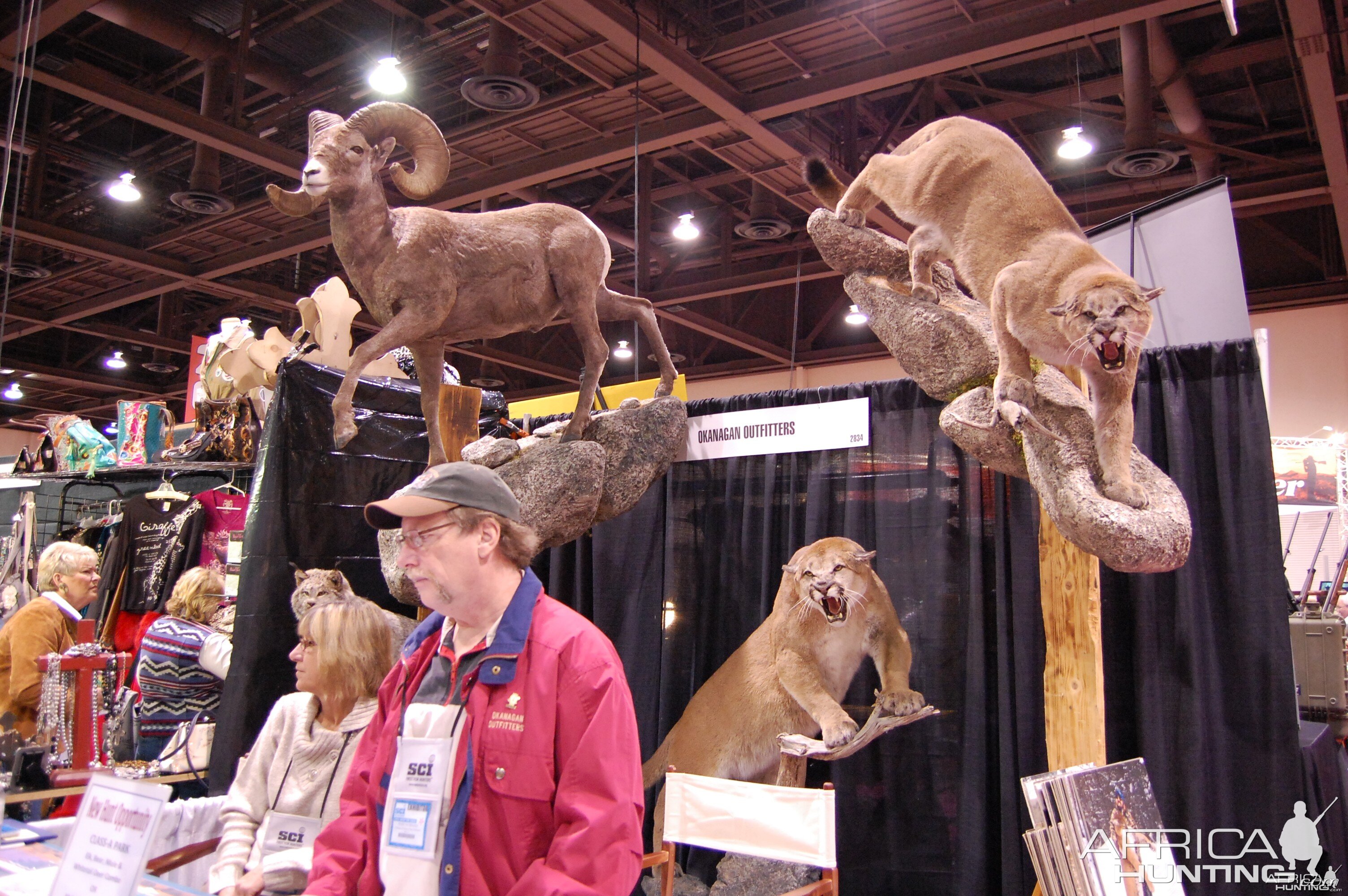 Taxidermy at Safari Club International Convention