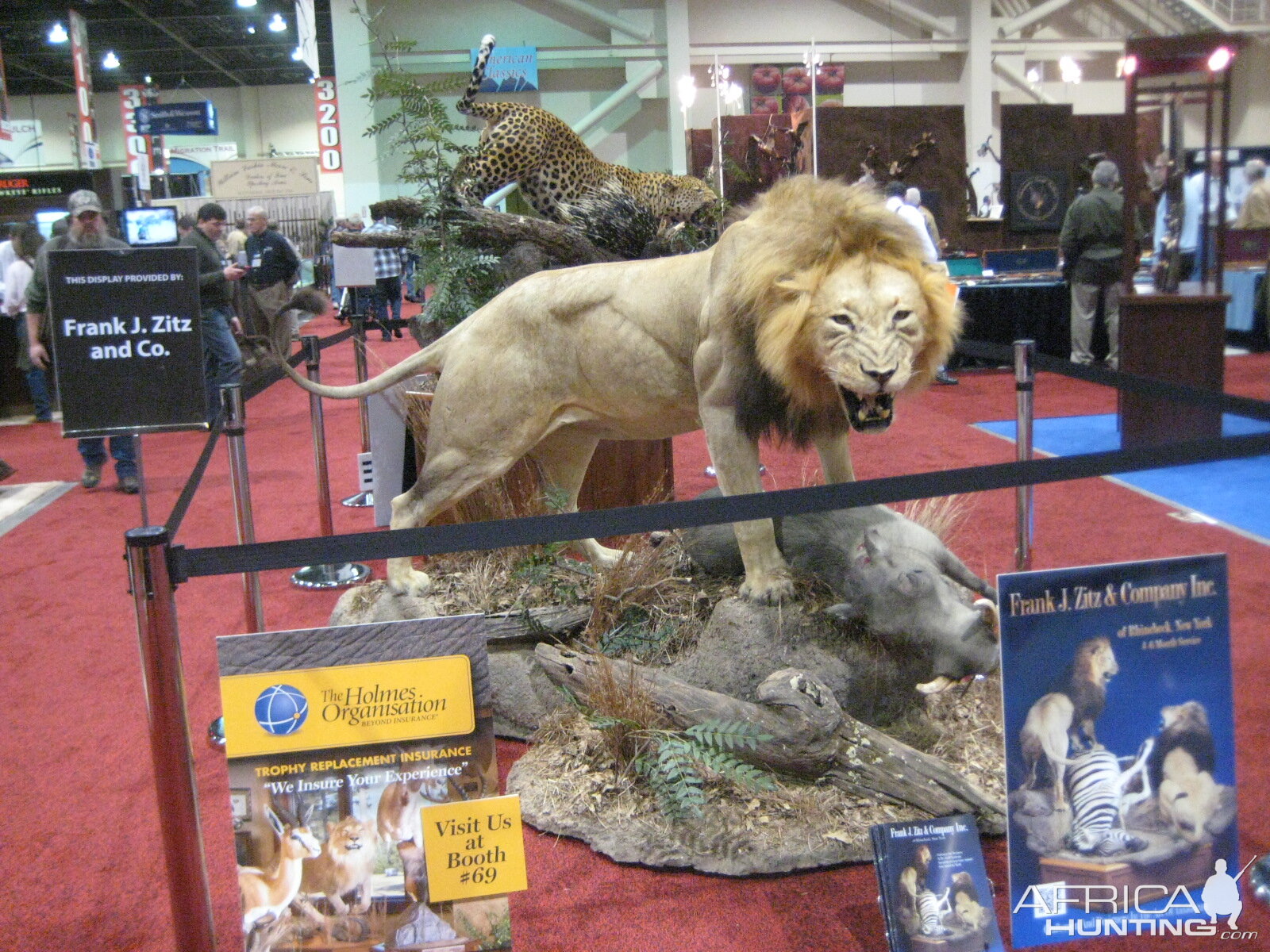 Taxidermy at Safari Club International Convention