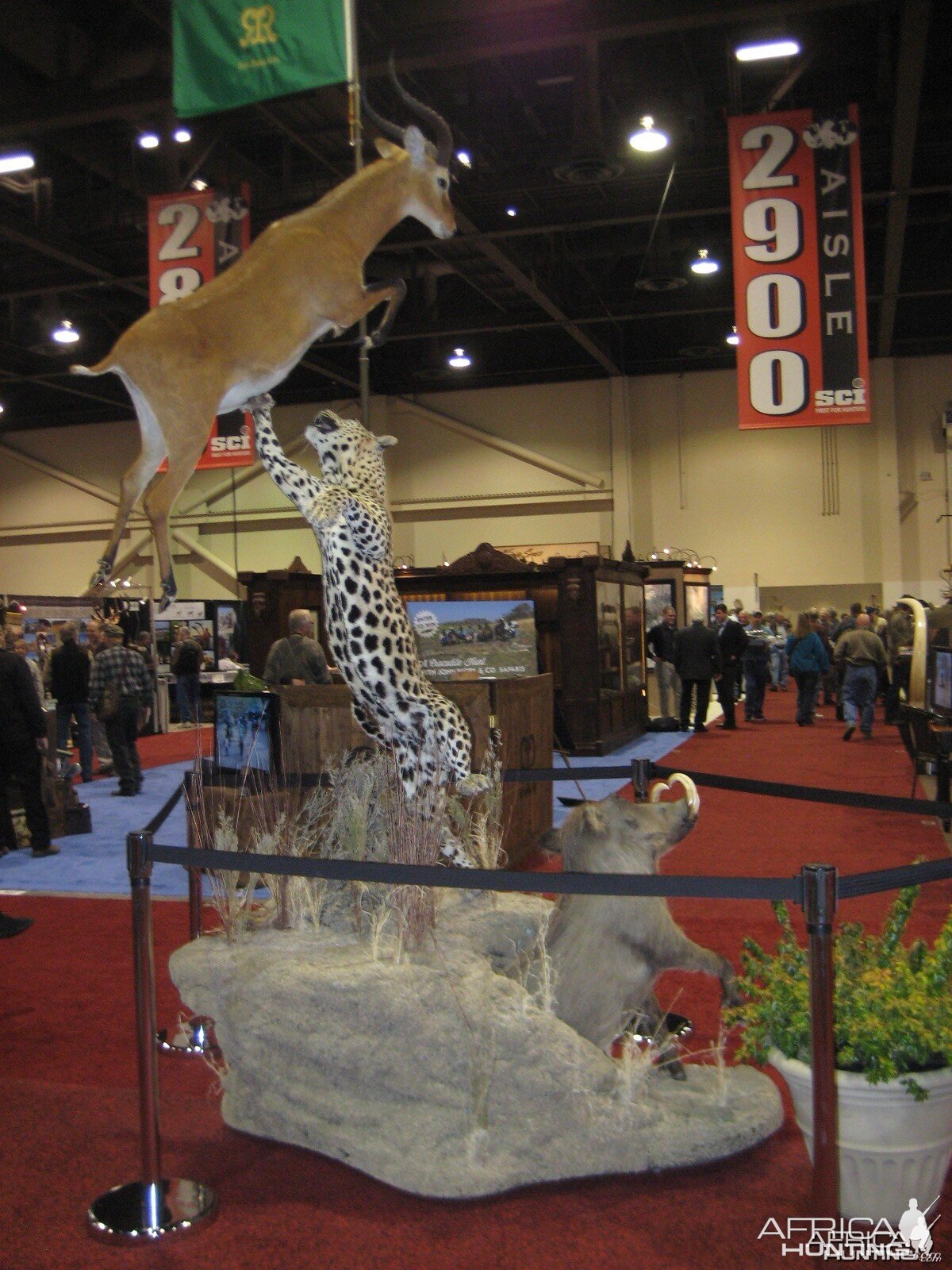 Taxidermy at Safari Club International Convention