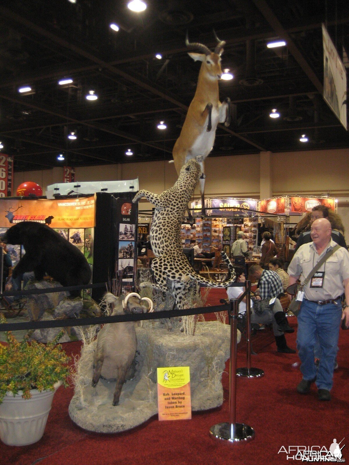 Taxidermy at Safari Club International Convention