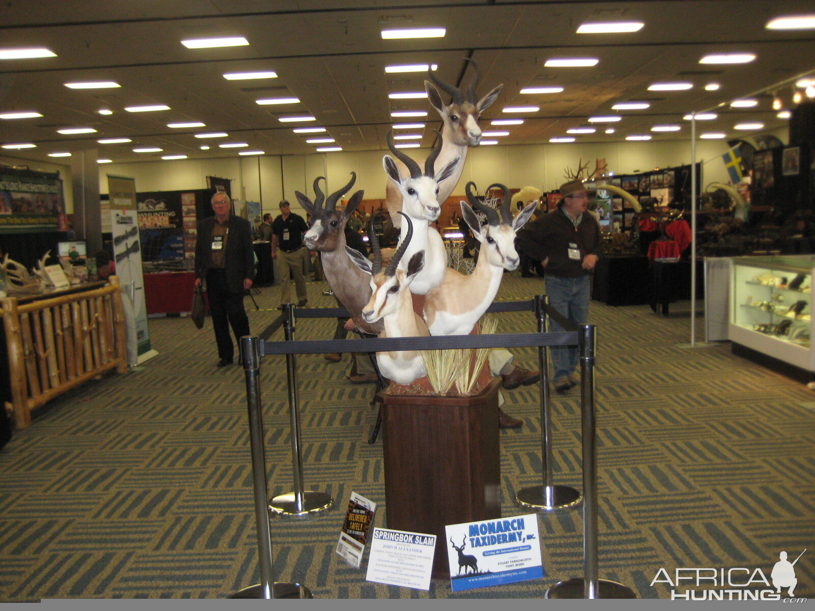 Taxidermy at Safari Club International Convention