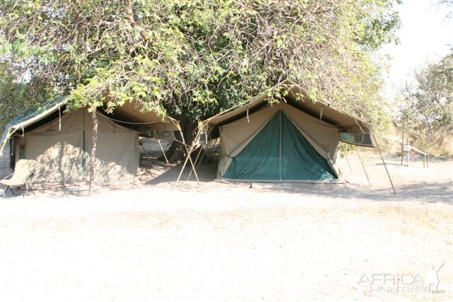 Tents in Caprivi Namibia