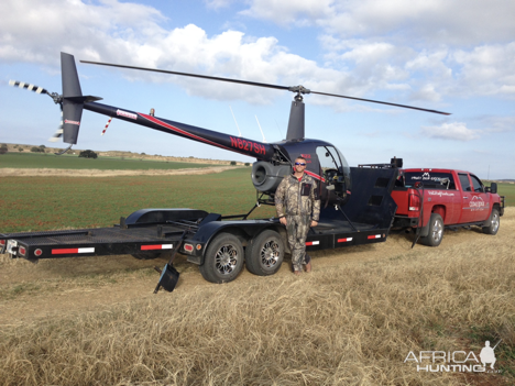 Texas Helicopter Hog Hunt