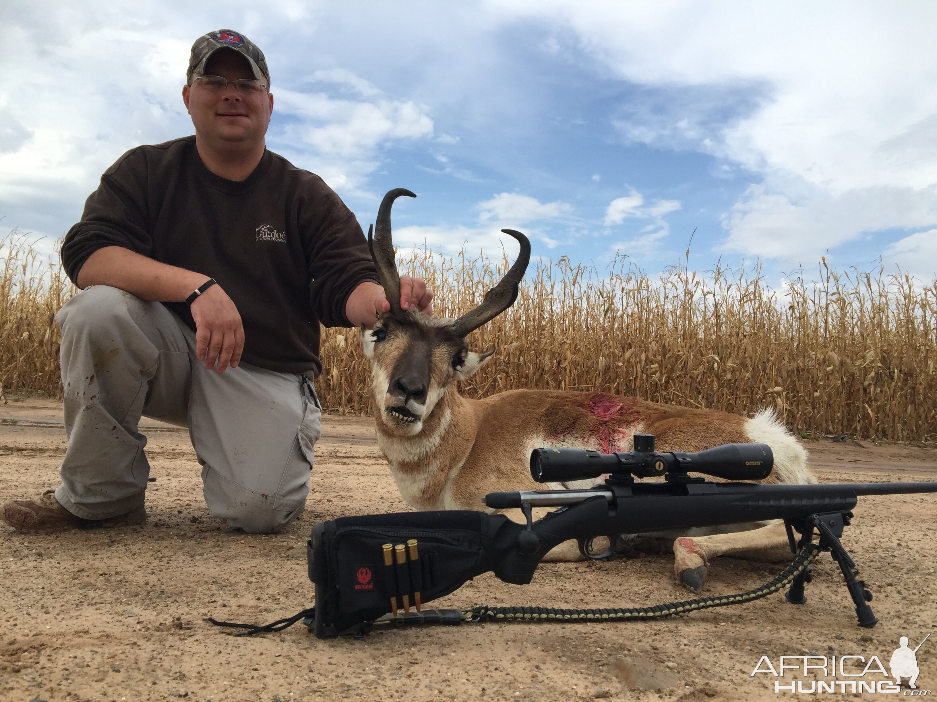 Texas panhandle pronghorn with Rockin G Ranch