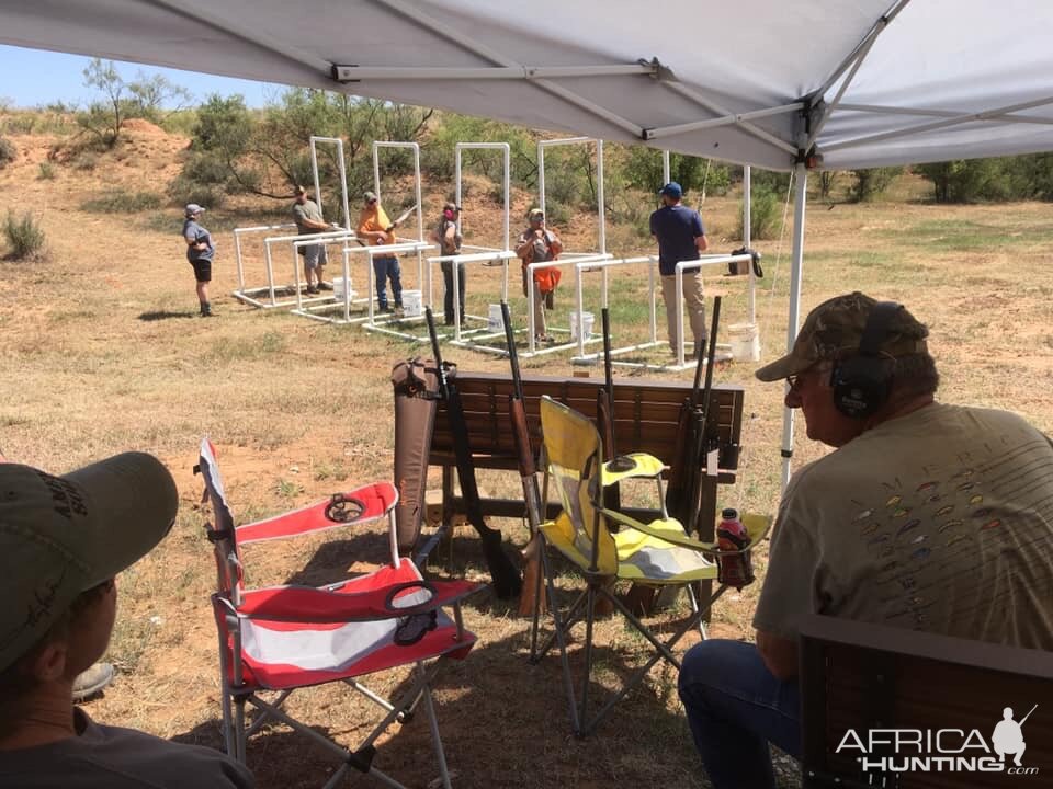 Texas USA Clay Pigeon Shooting