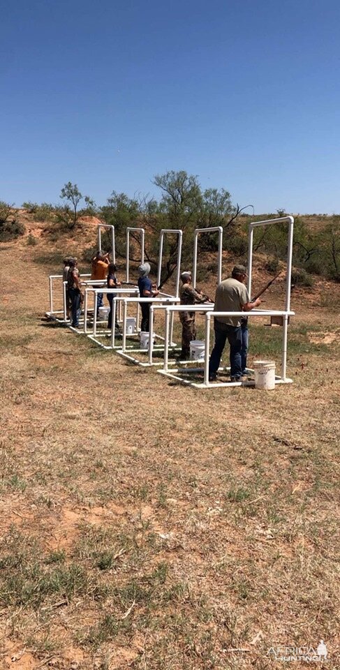 Texas USA Clay Pigeon Shooting