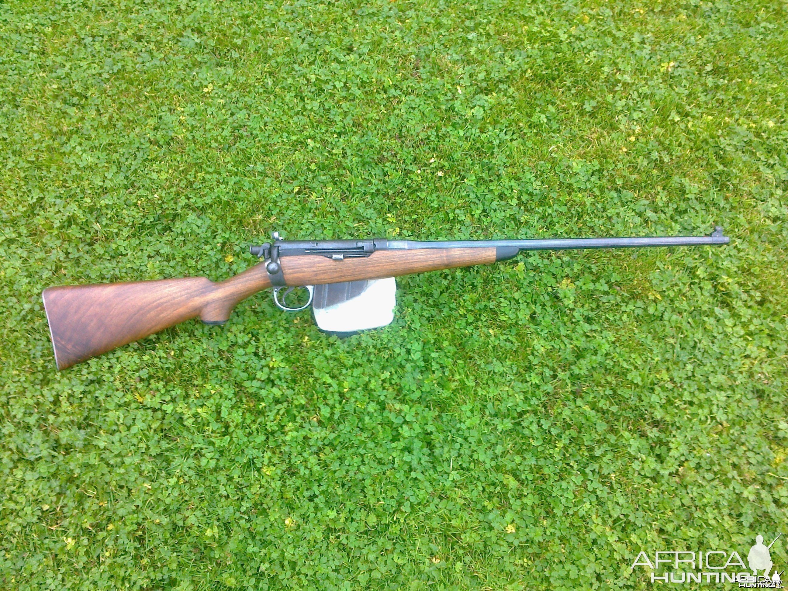 The 303 Lee Enfield sporting rifle I built