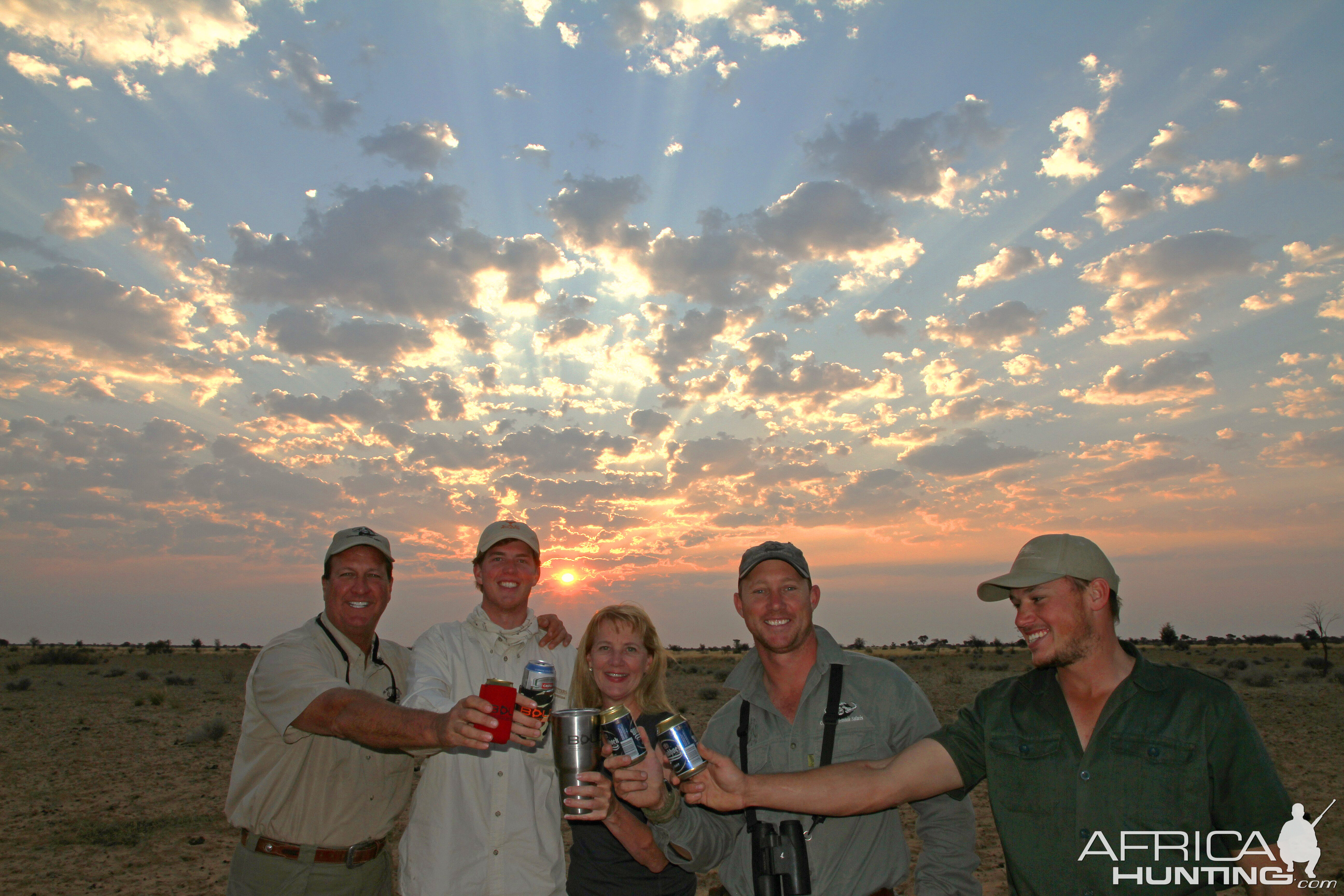 The end of a great DAY in AFRICA!