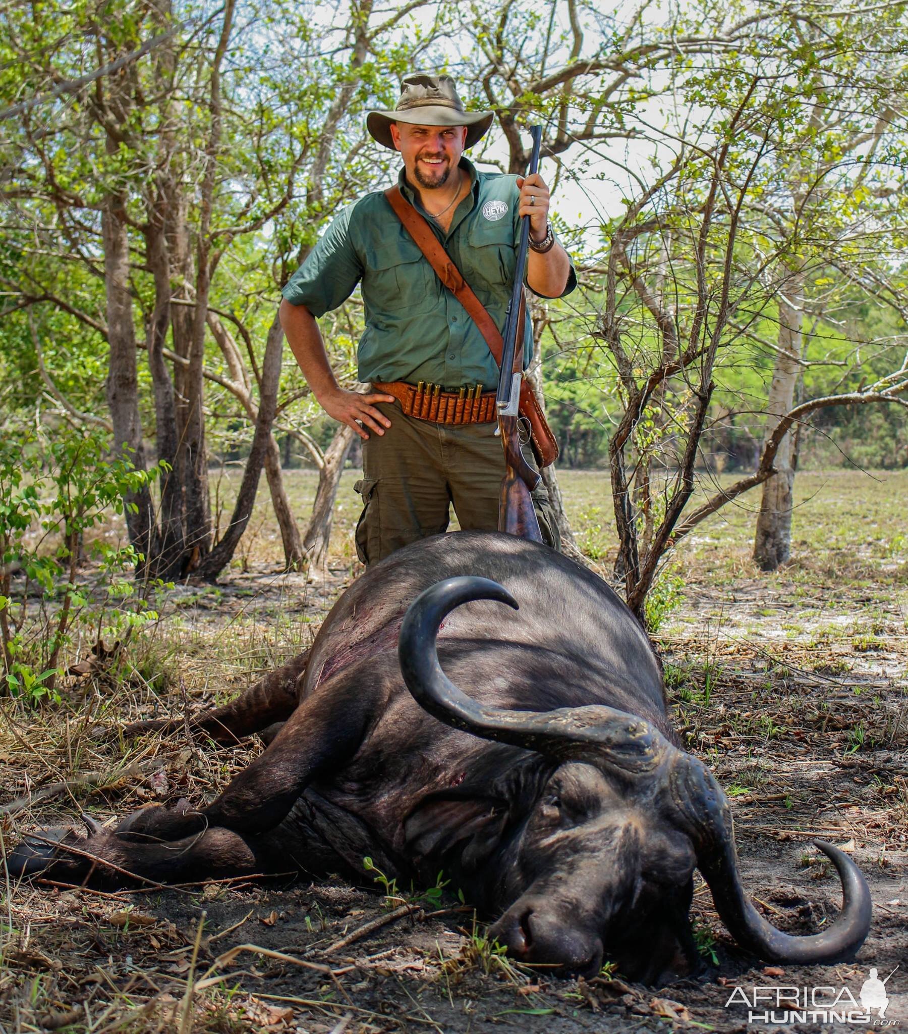 The Heym 89B in Mozambique Buffalo Hunting