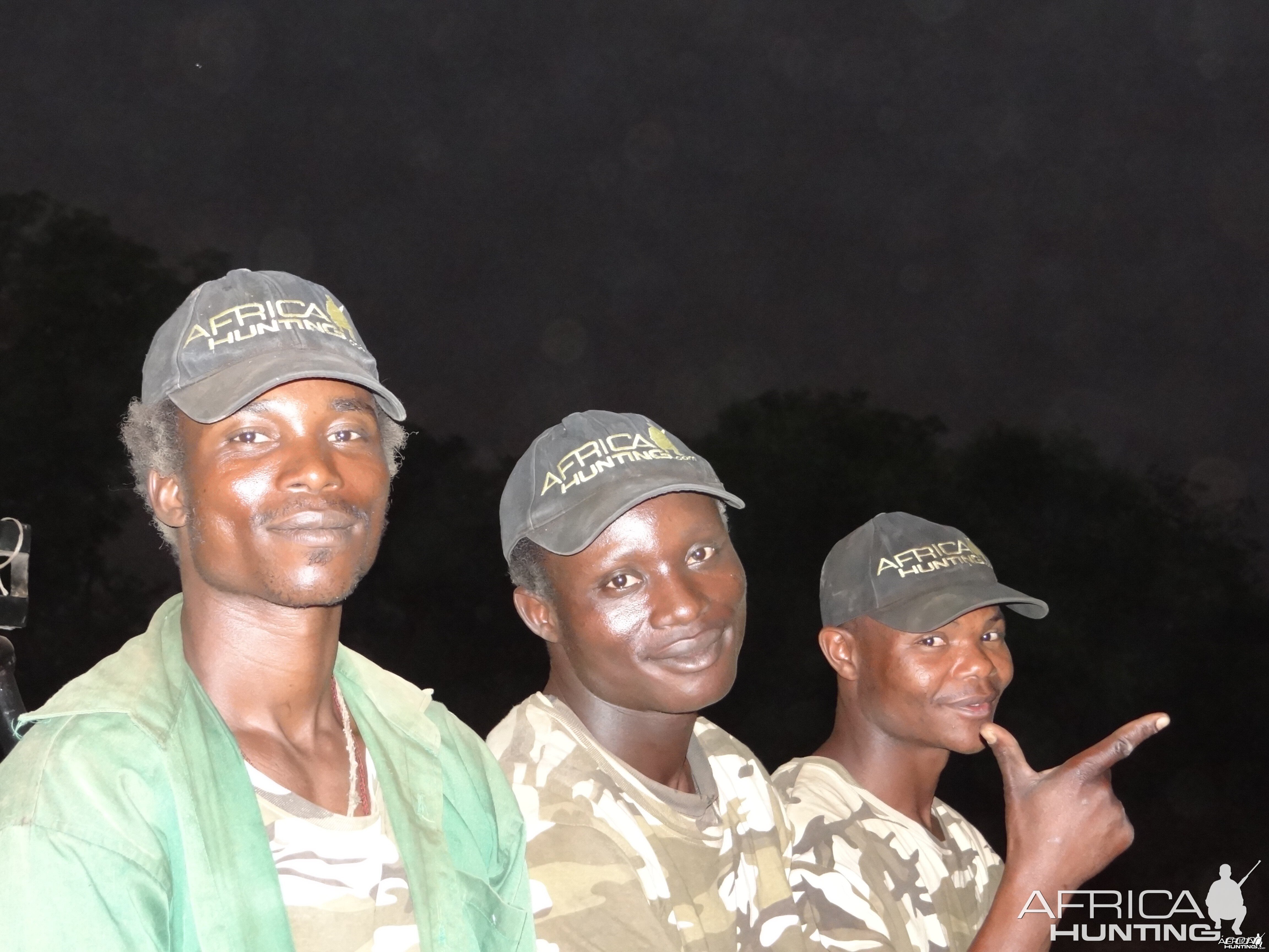 The team wearing AH Caps in CAR