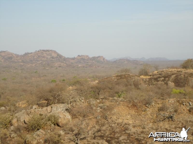 The view from the chalet at Touch Africa Safaris