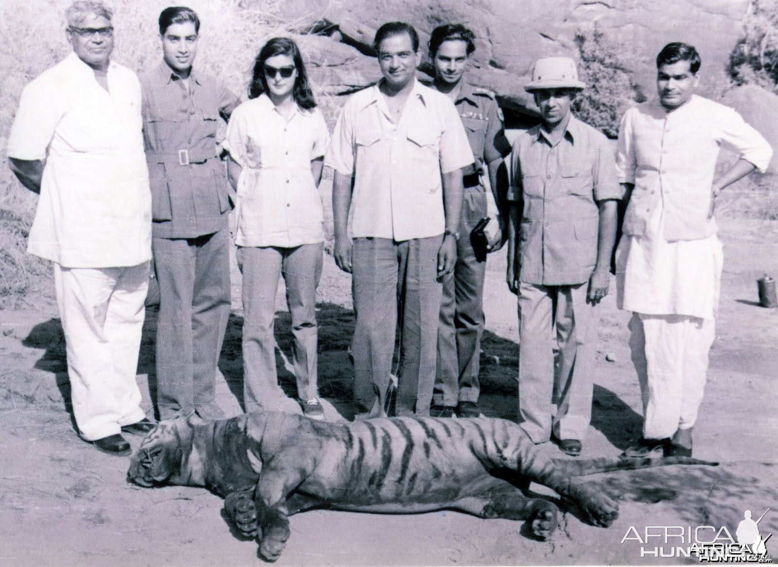 Tiger Shoot on River Chambal - 1952