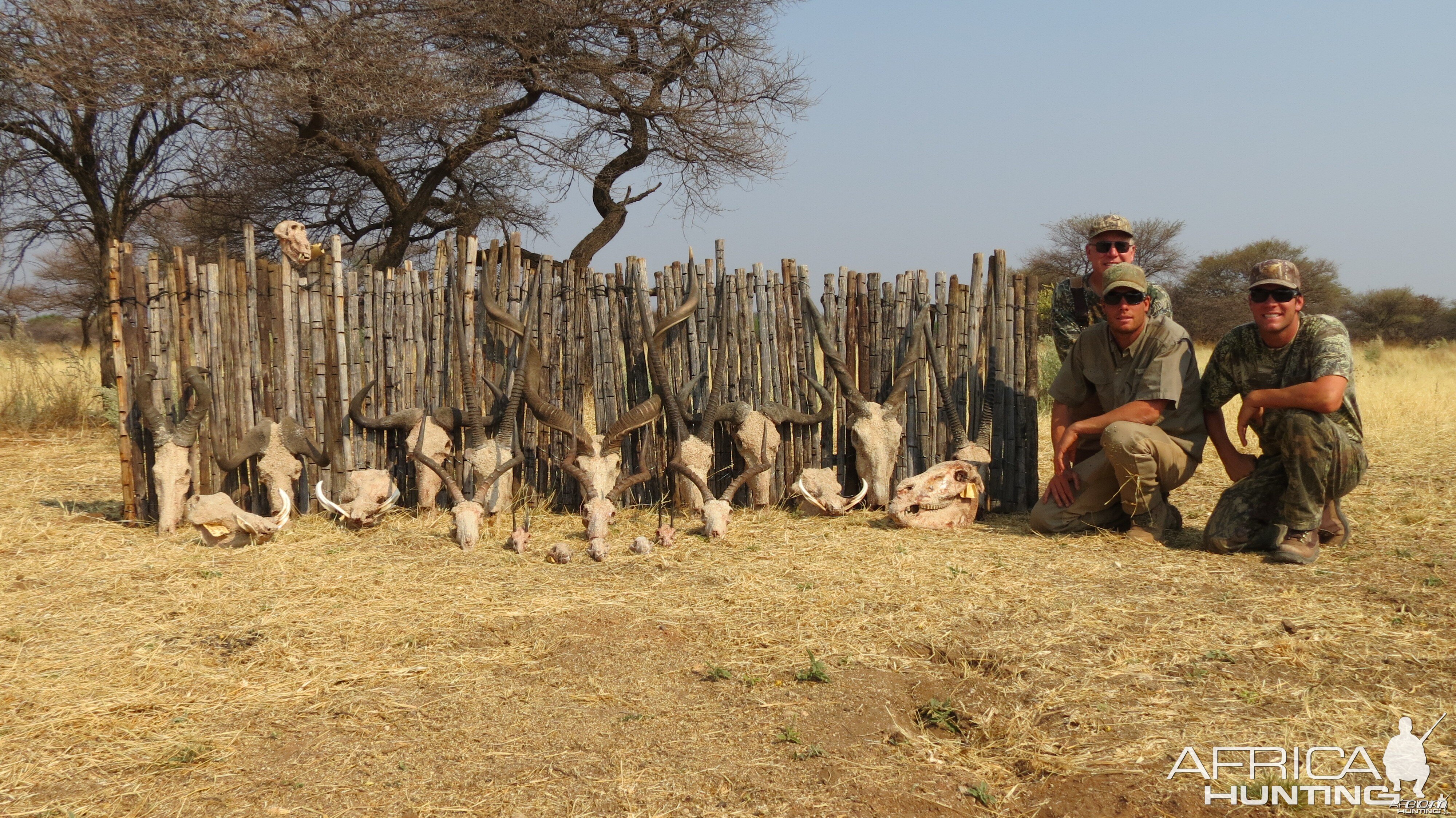 Trophies hunted with Ozondjahe Hunting Safaris in Namibia